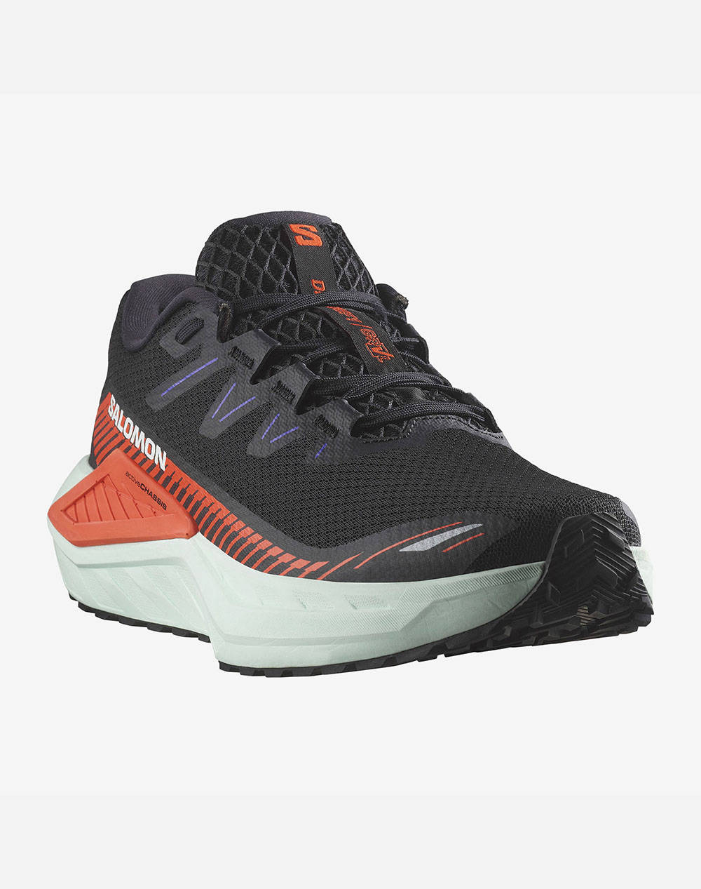 SALOMON RUNNING - DRX DRX DEFY GRVL BLACK / CHERRY TOMATO / BAY MENS SHOE