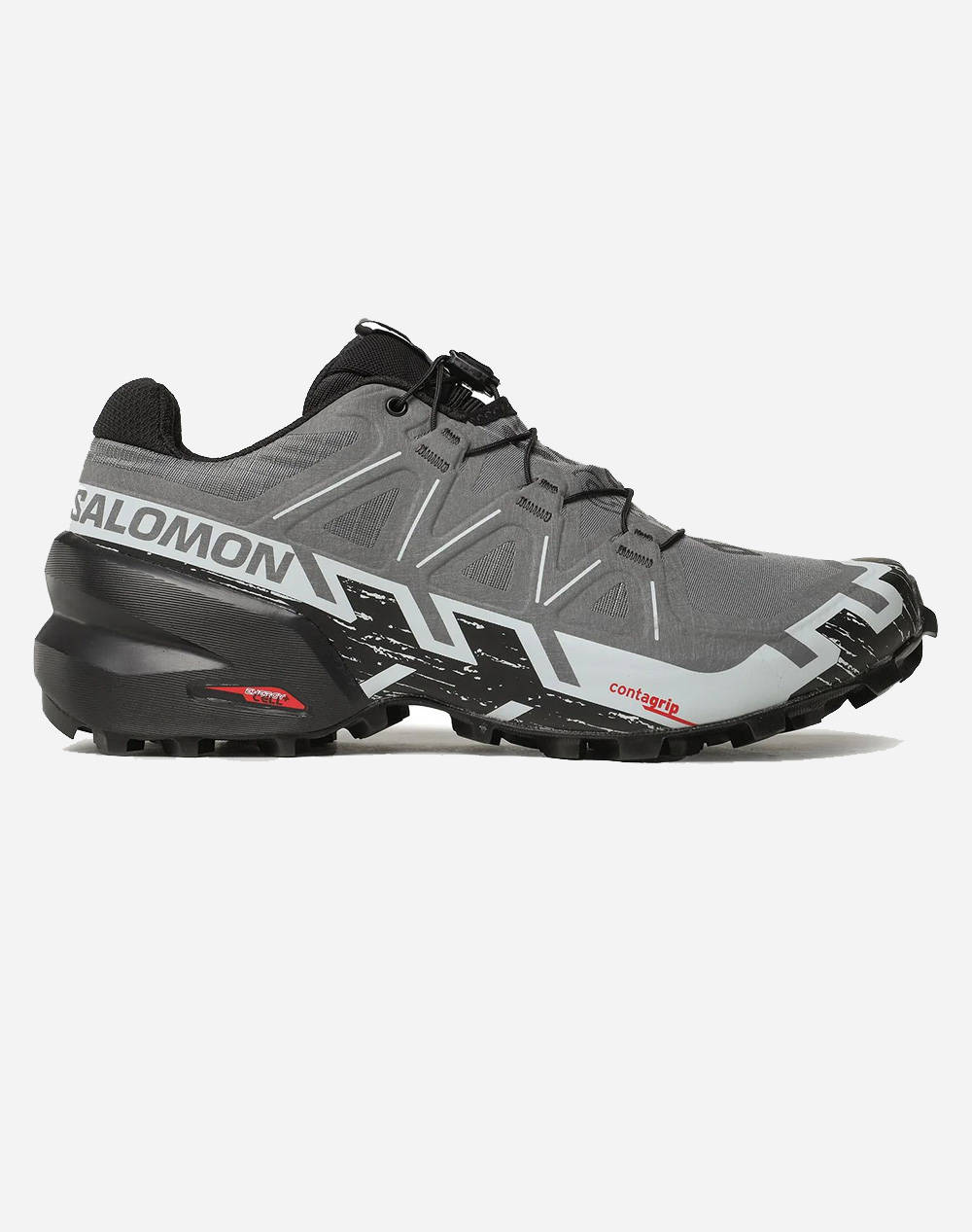 SALOMON TRAIL RUNNING - CROSS SPEEDCROSS 6 QUIET SHADE / BLACK / PEARL BLUE MENS SHOE