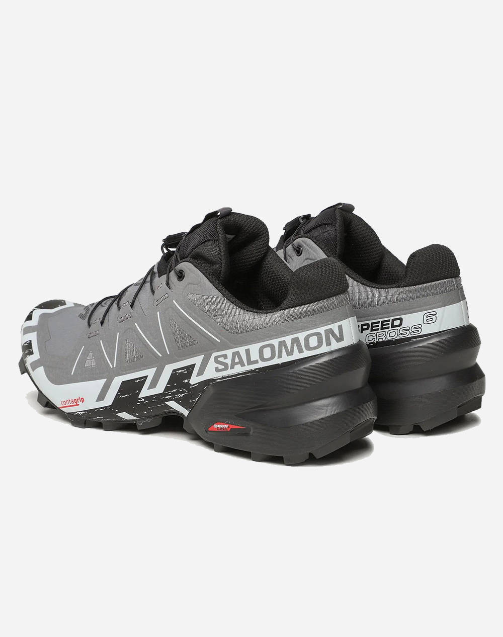 SALOMON TRAIL RUNNING - CROSS SPEEDCROSS 6 QUIET SHADE / BLACK / PEARL BLUE MENS SHOE