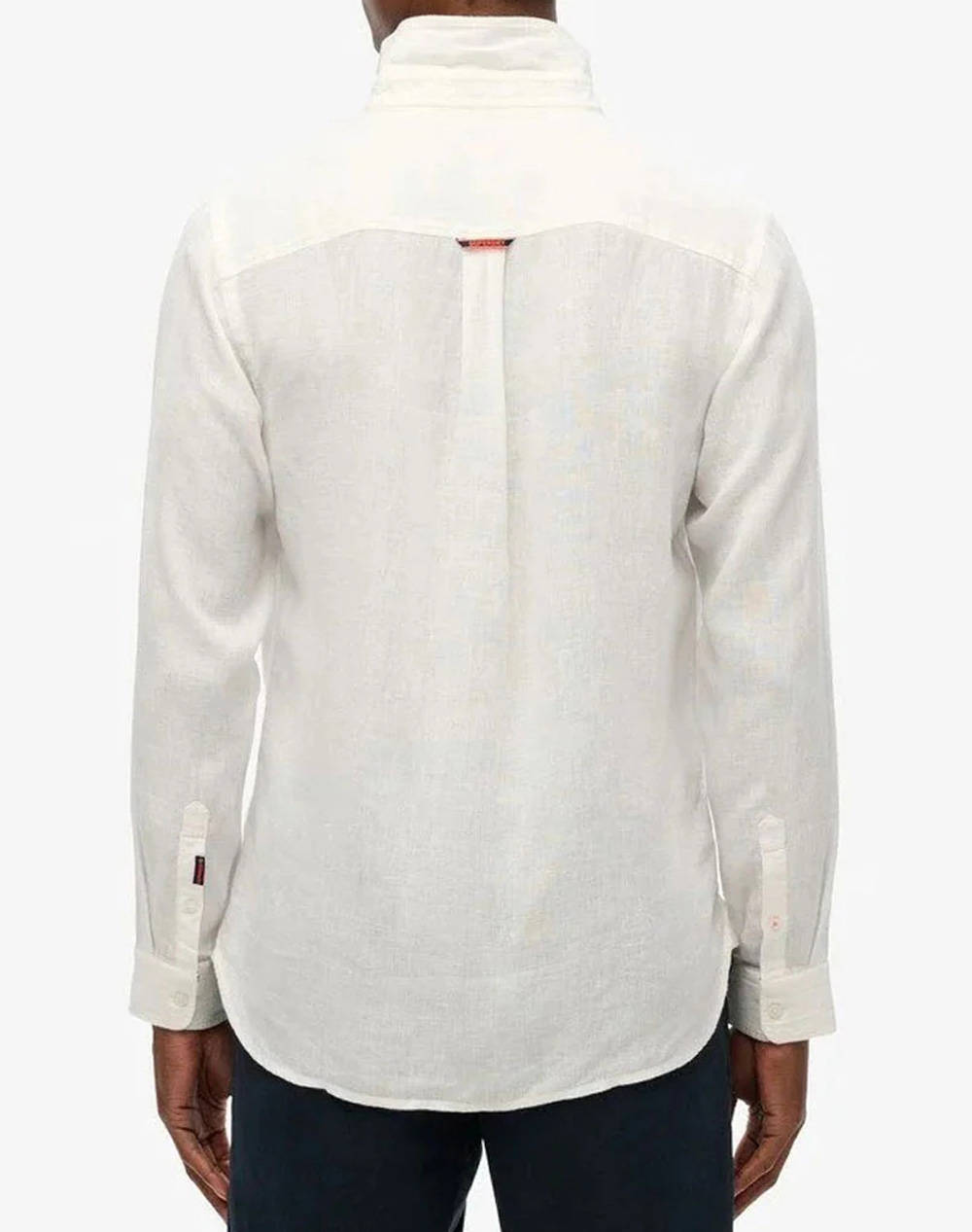 SUPERDRY D2 STUD VACATION L/S LINEN SHIRT МЪЖКА РИЗА