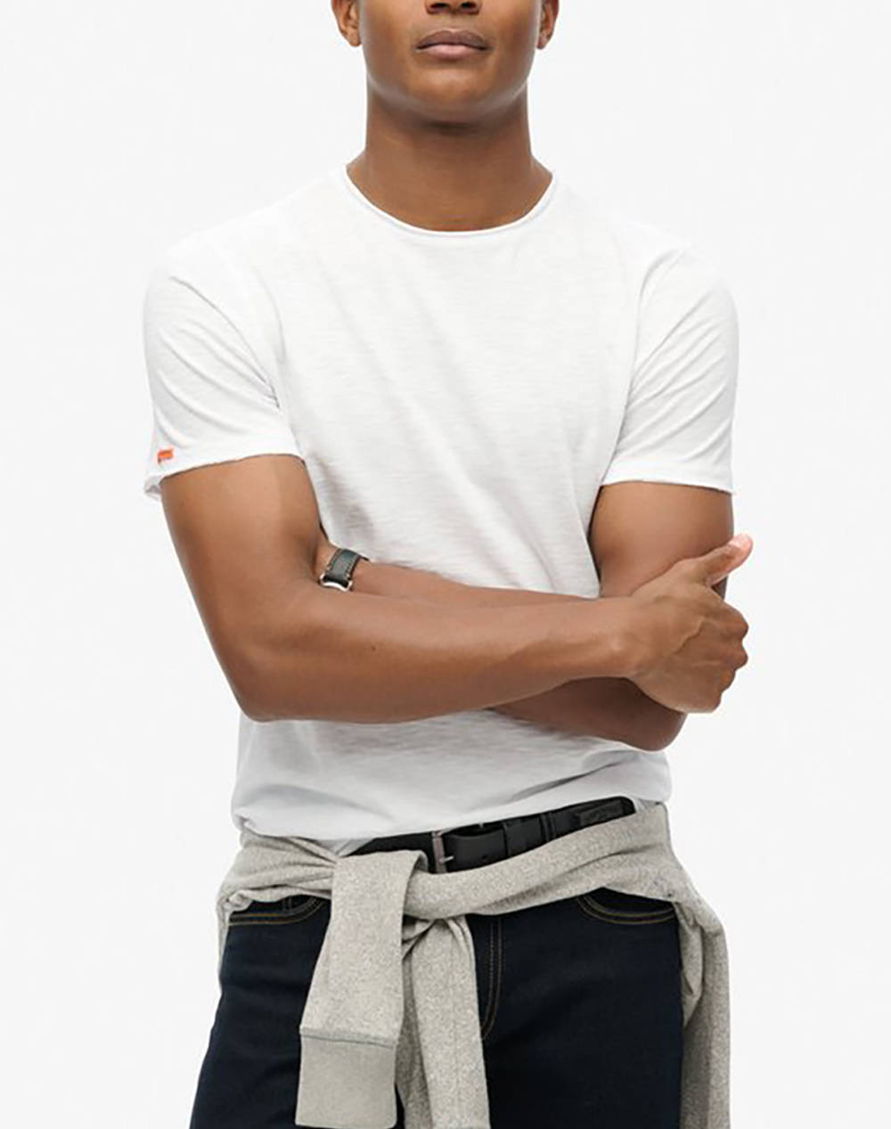 SUPERDRY D3 STUD RAW EDGE SLUB T SHIRT МЪЖКА ТЕНИСКА