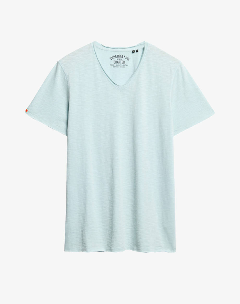 SUPERDRY D3 STUD RAW EDGE SLUB V T SHIRT МЪЖКА ТЕНИСКА