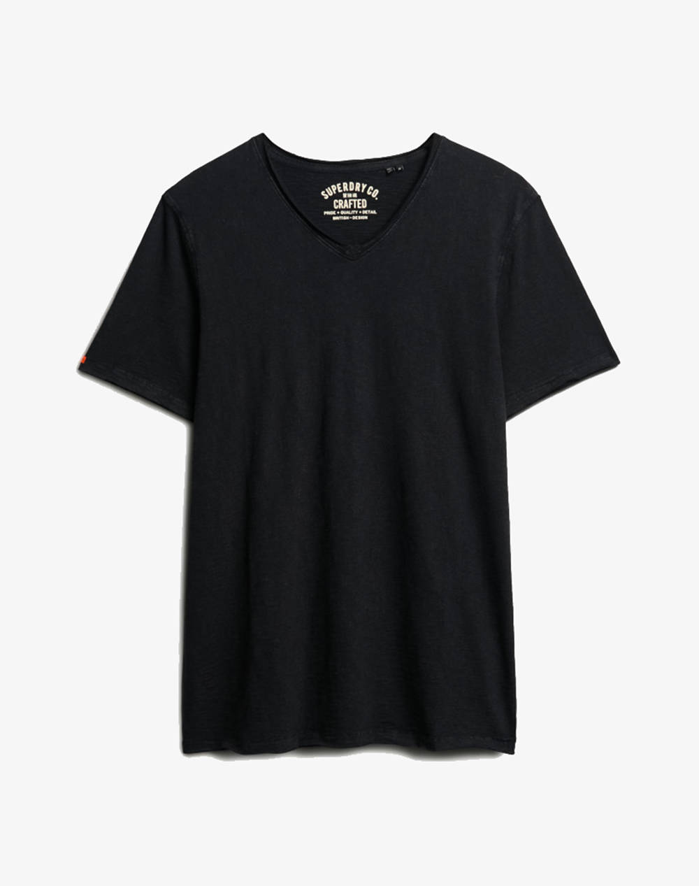 SUPERDRY D3 STUD RAW EDGE SLUB V T SHIRT МЪЖКА ТЕНИСКА