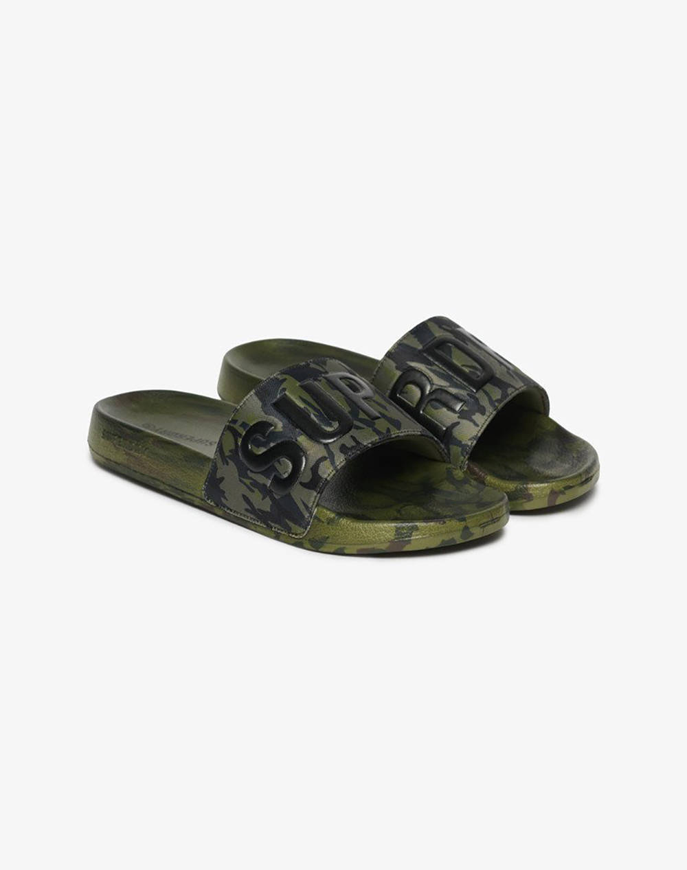 SUPERDRY D2 SDNA CORE CAMO POOL SLIDE MENS SHOE