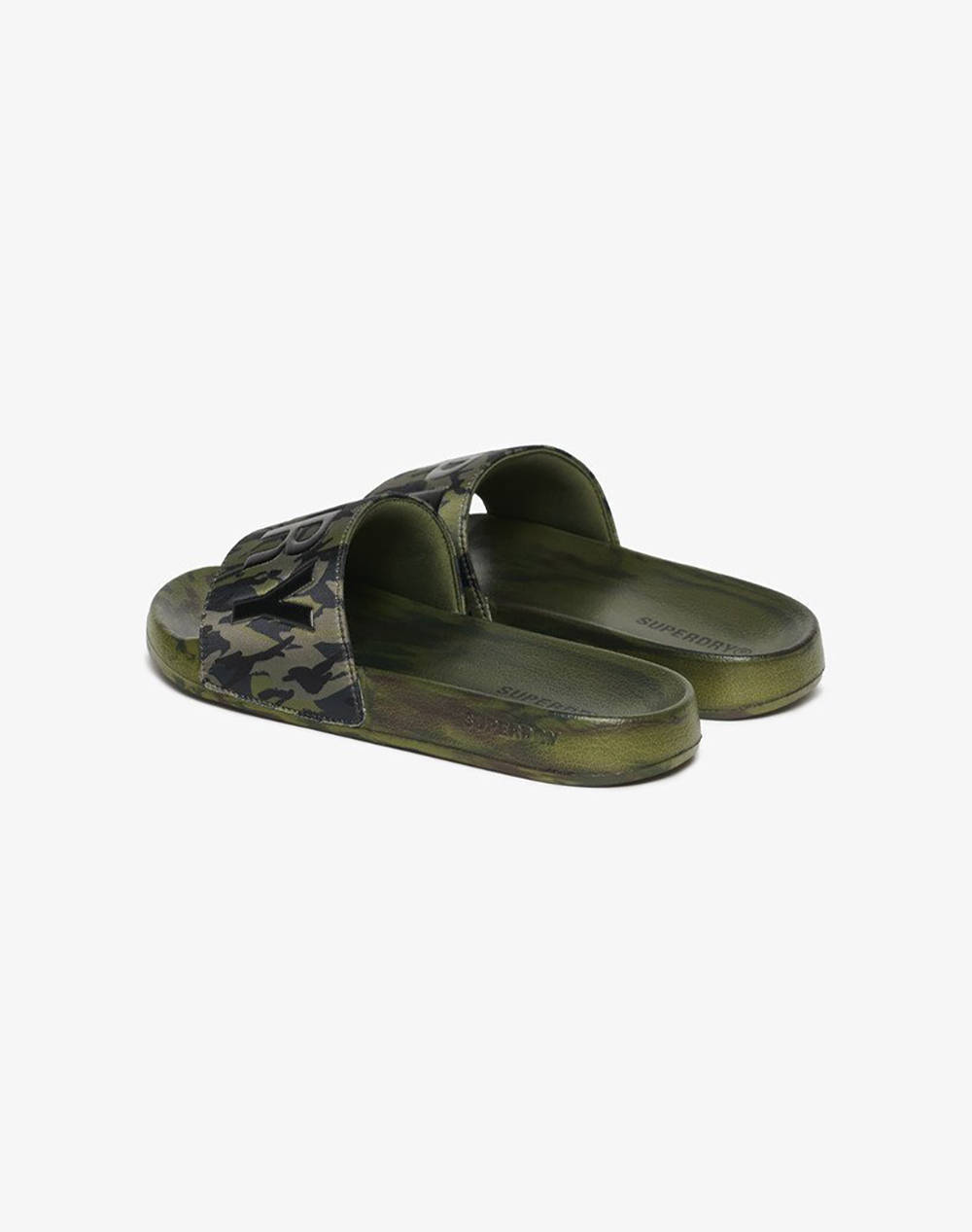 SUPERDRY D2 SDNA CORE CAMO POOL SLIDE MENS SHOE