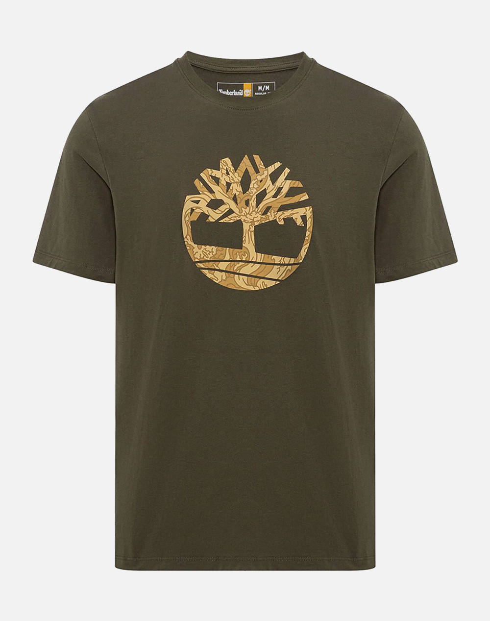 TIMBERLAND Camo Tree Logo Short Sleeve Tee