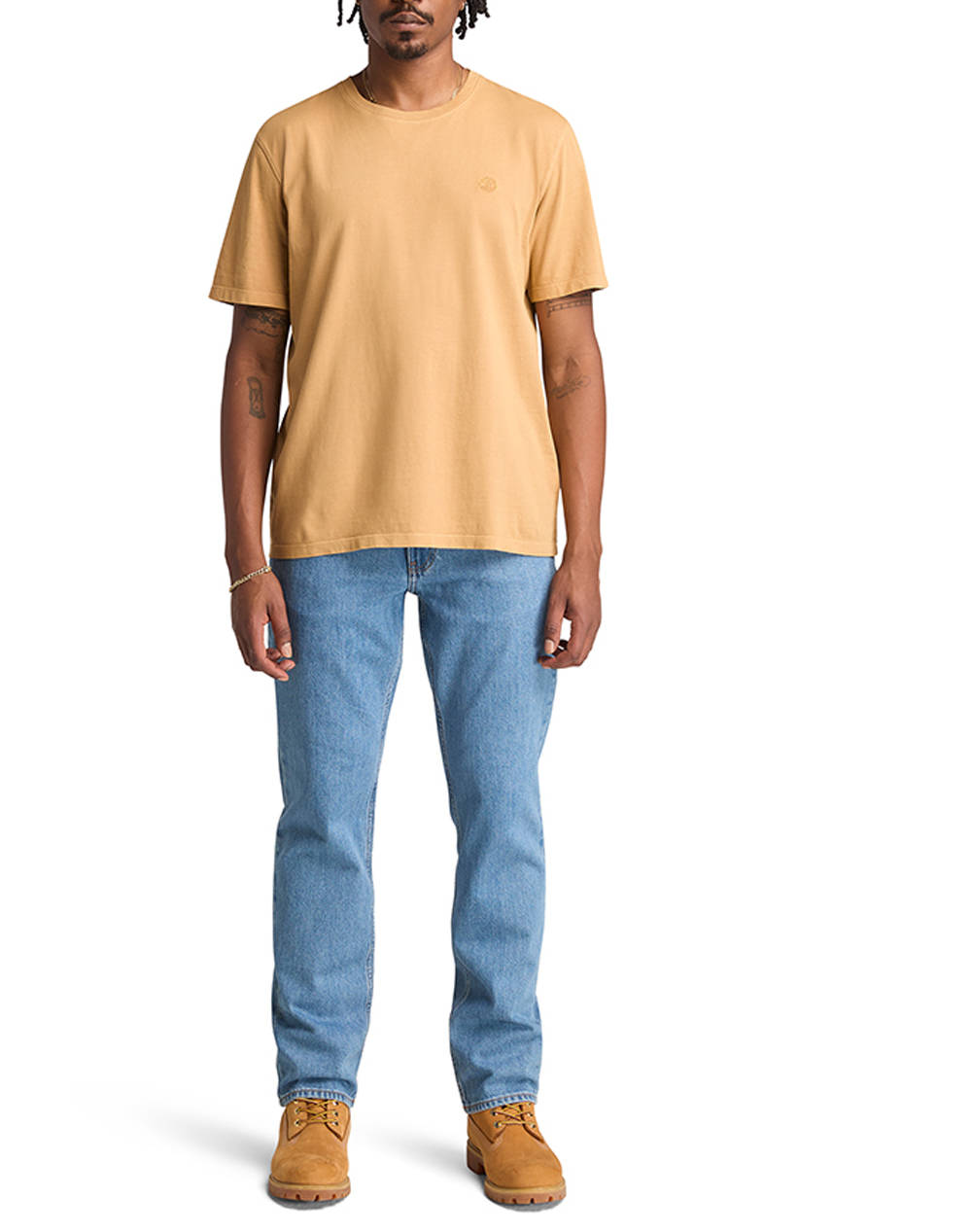 TIMBERLAND Garment Dye Short Sleeve Tee