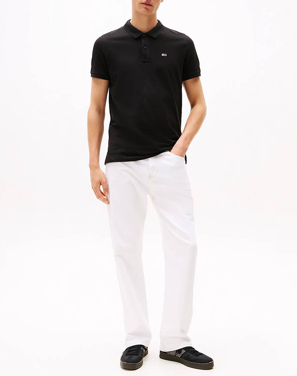 TOMMY JEANS TJM SLIM PLACKET POLO EXT