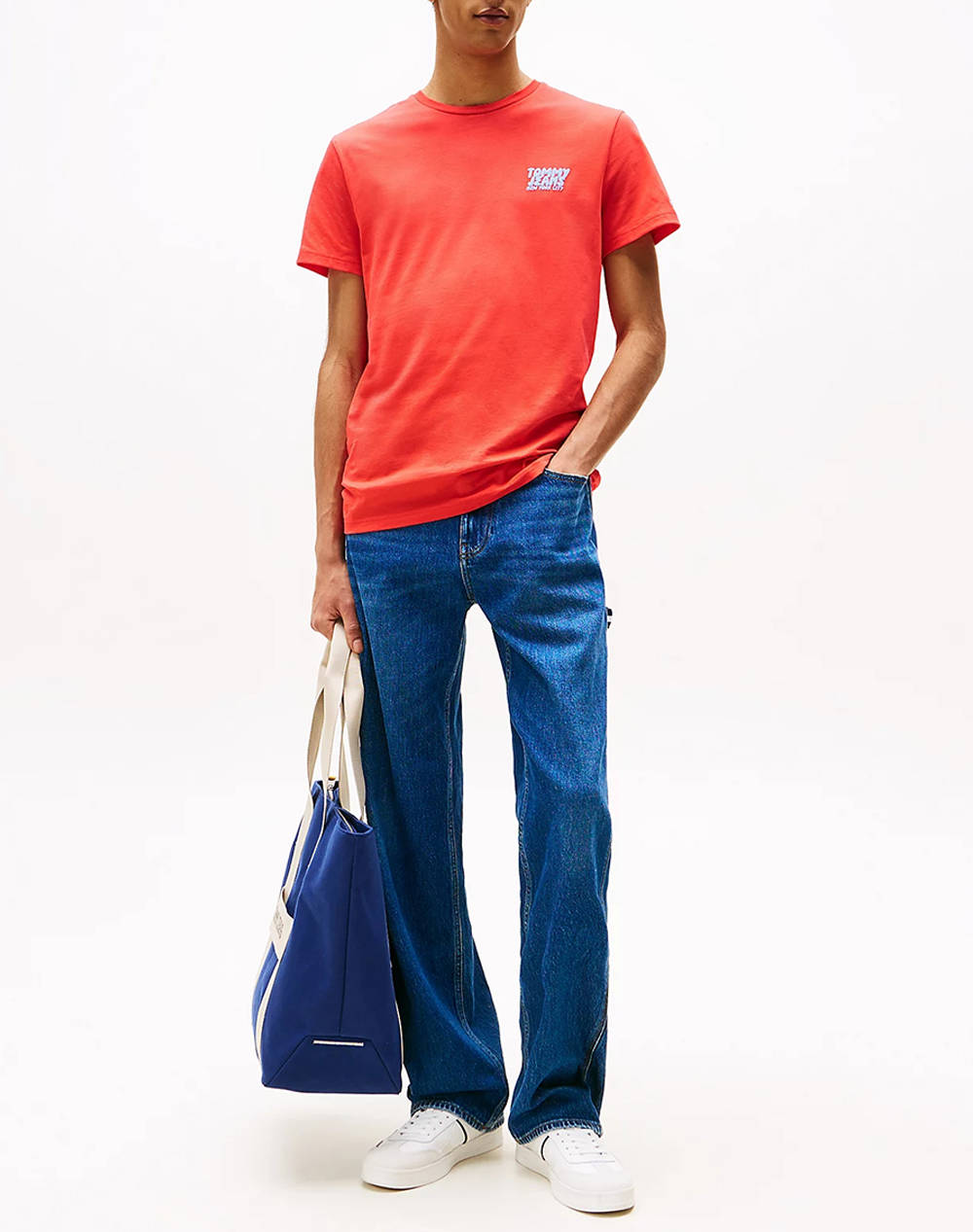 TOMMY JEANS TJM SLIM BUBBLE PRINT SS TEE EXT