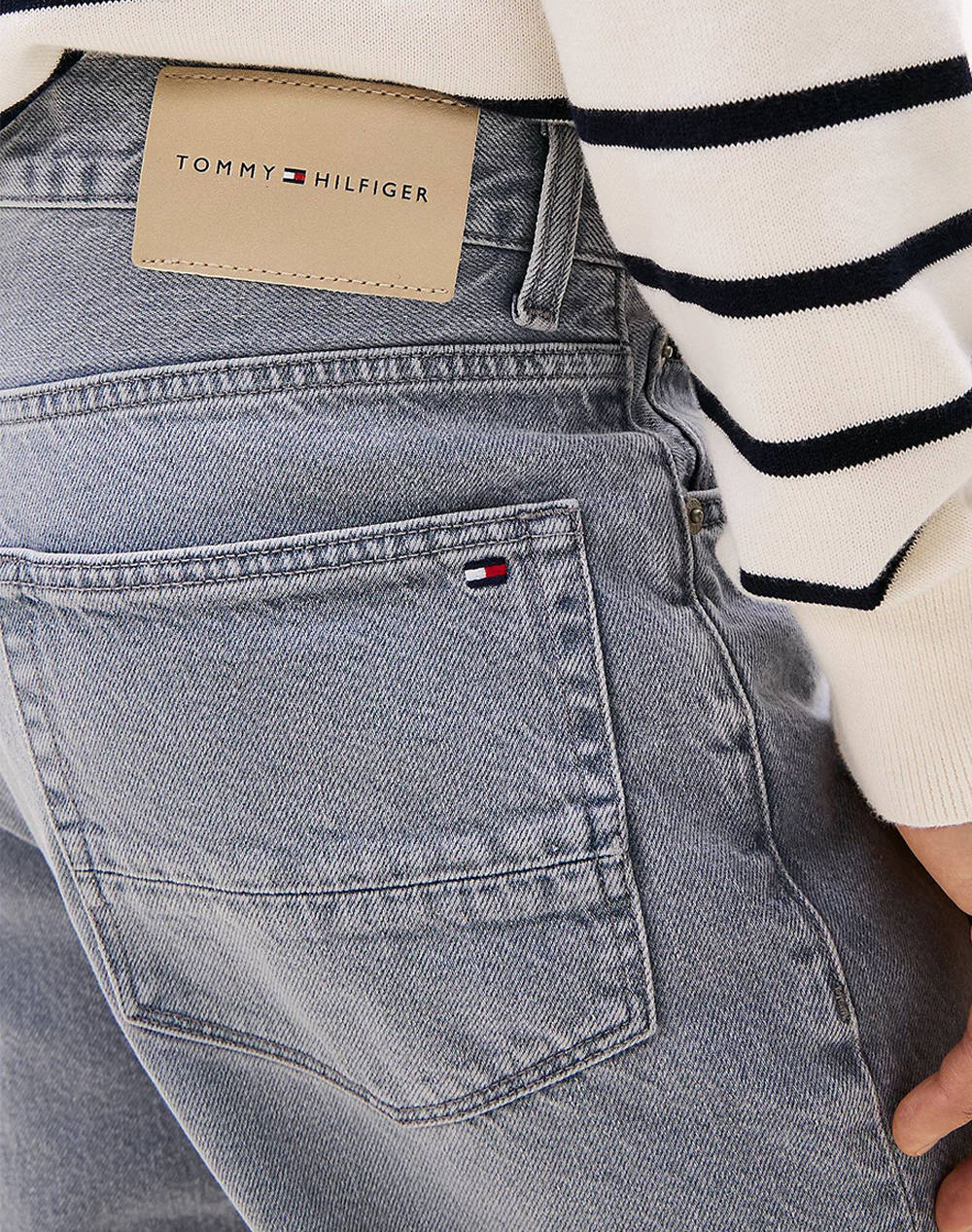 TOMMY HILFIGER TAPERED HARLEM STR PORT GREY