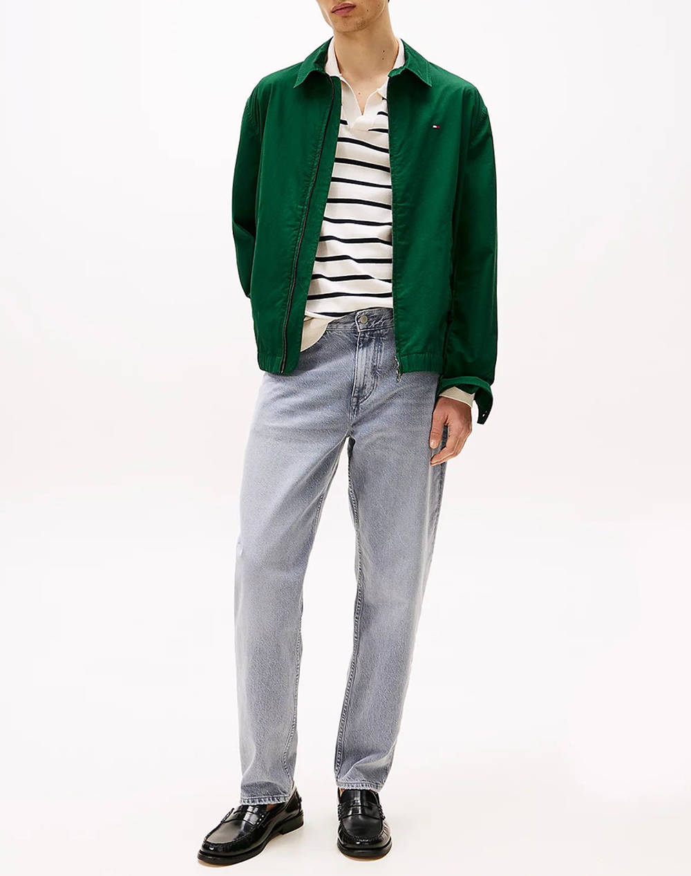 TOMMY HILFIGER TAPERED HARLEM STR PORT GREY