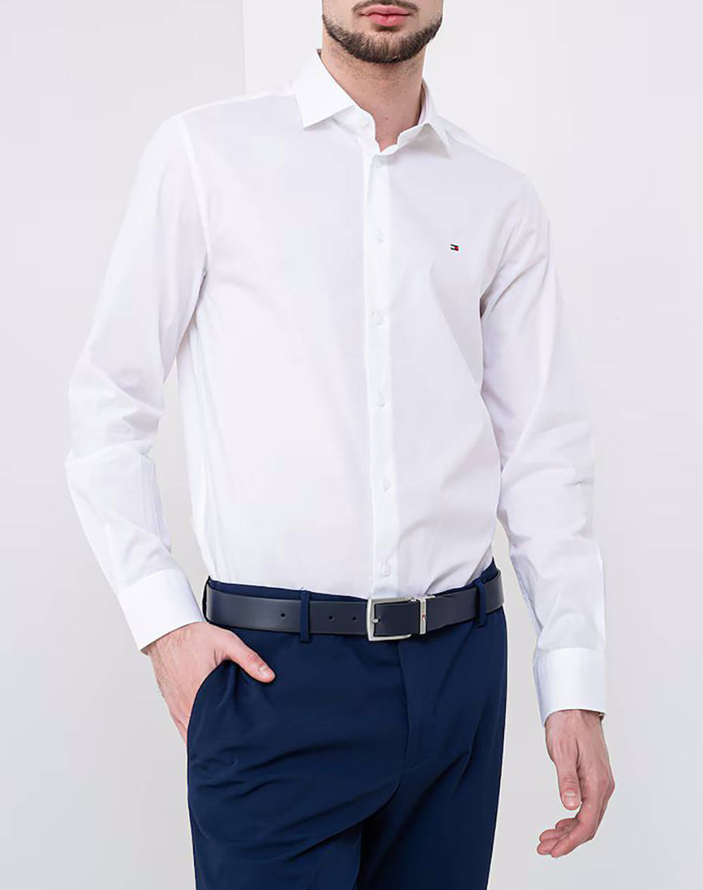 TOMMY HILFIGER CL FLEX POPLIN SF SHIRT