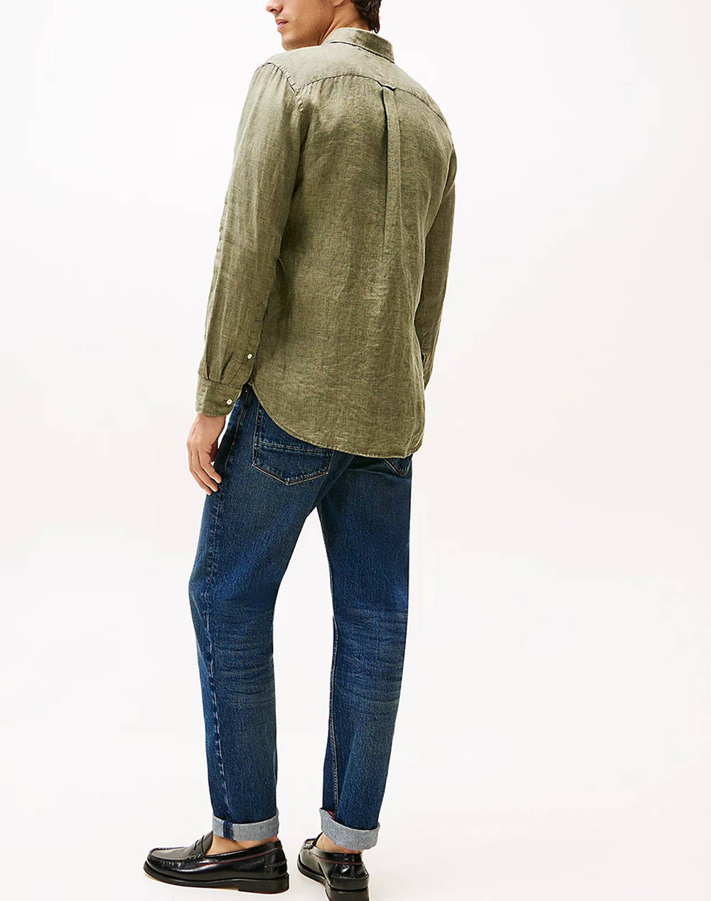TOMMY HILFIGER PIGMENT DYED LI SOLID RF SHIRT