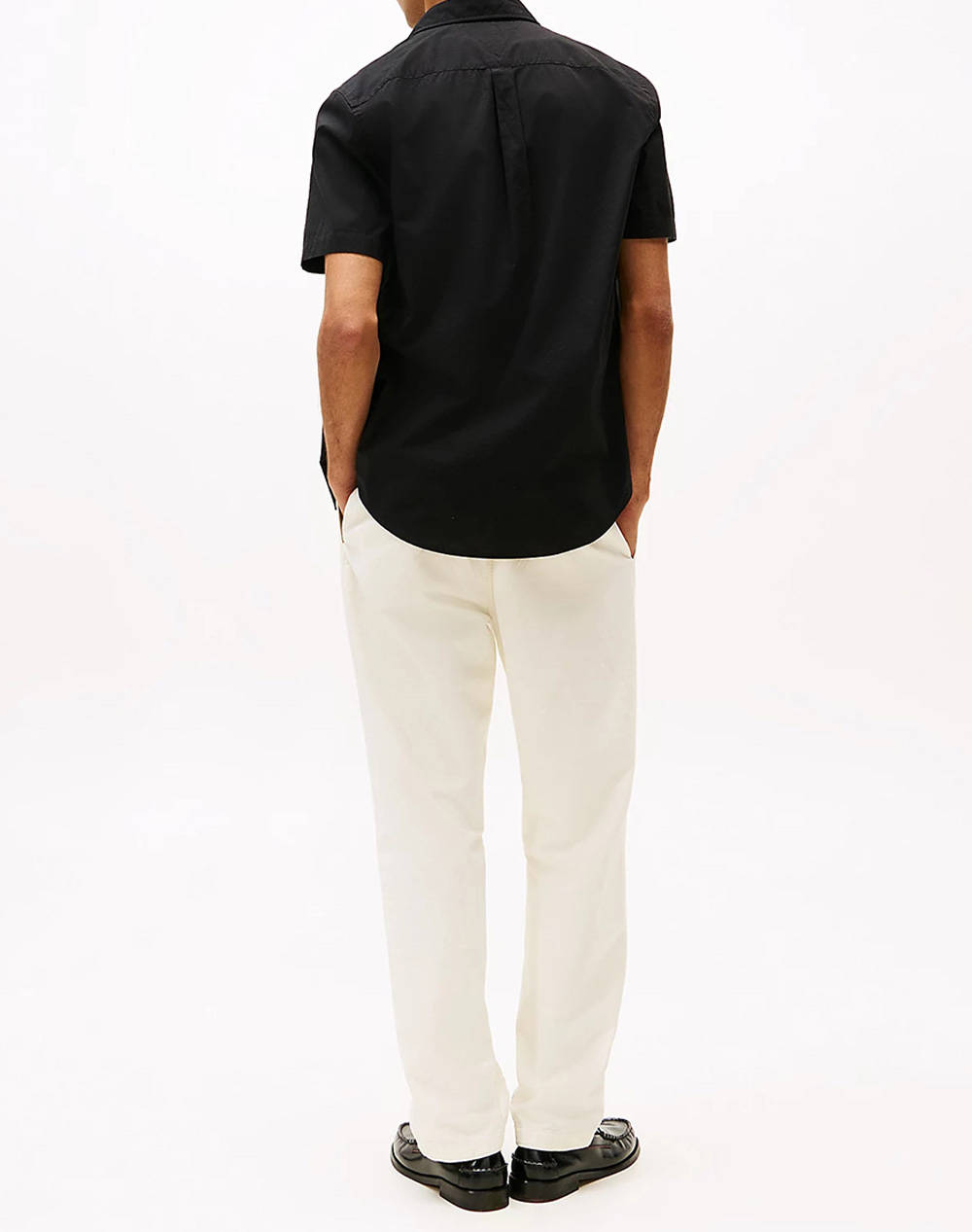 TOMMY HILFIGER FLEX POPLIN SOLID S/S SHIRT