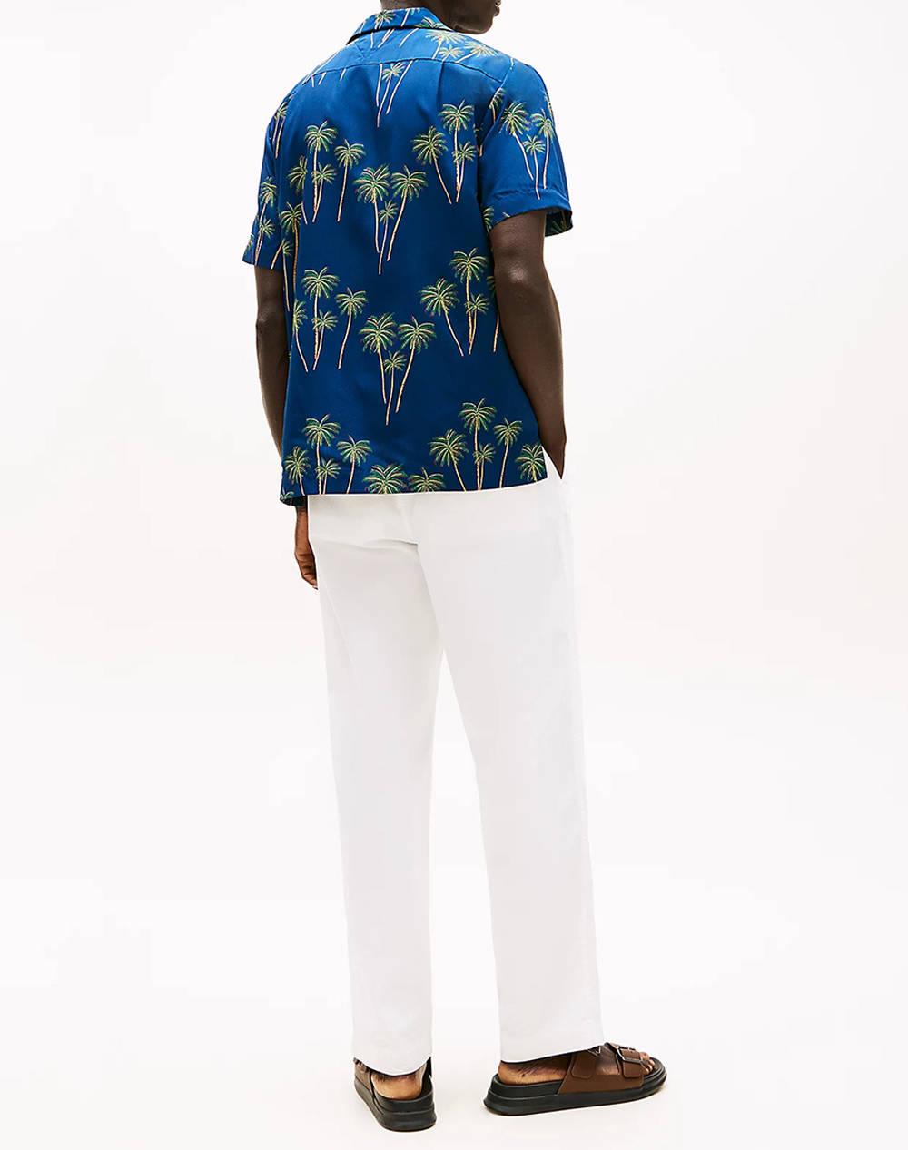 TOMMY HILFIGER LIGHTWEIGHT PALM SS RF SHIRT