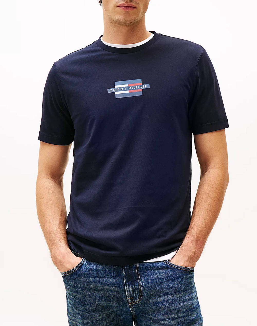 TOMMY HILFIGER FLAG BOX TEE