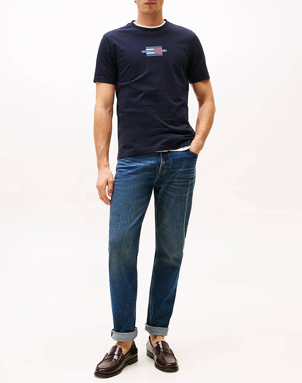 TOMMY HILFIGER FLAG BOX TEE