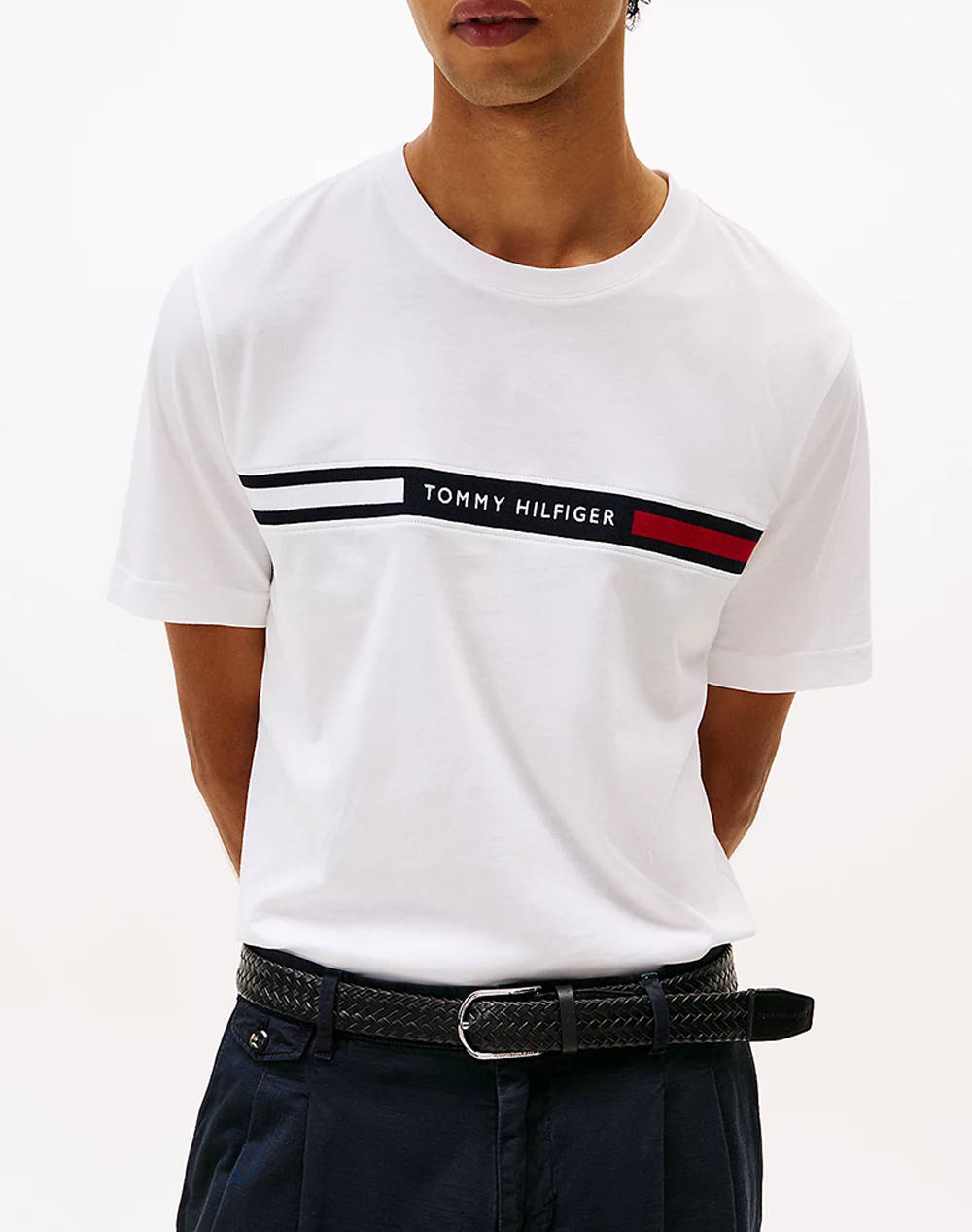 TOMMY HILFIGER HILFIGER CHEST INSERT TEE