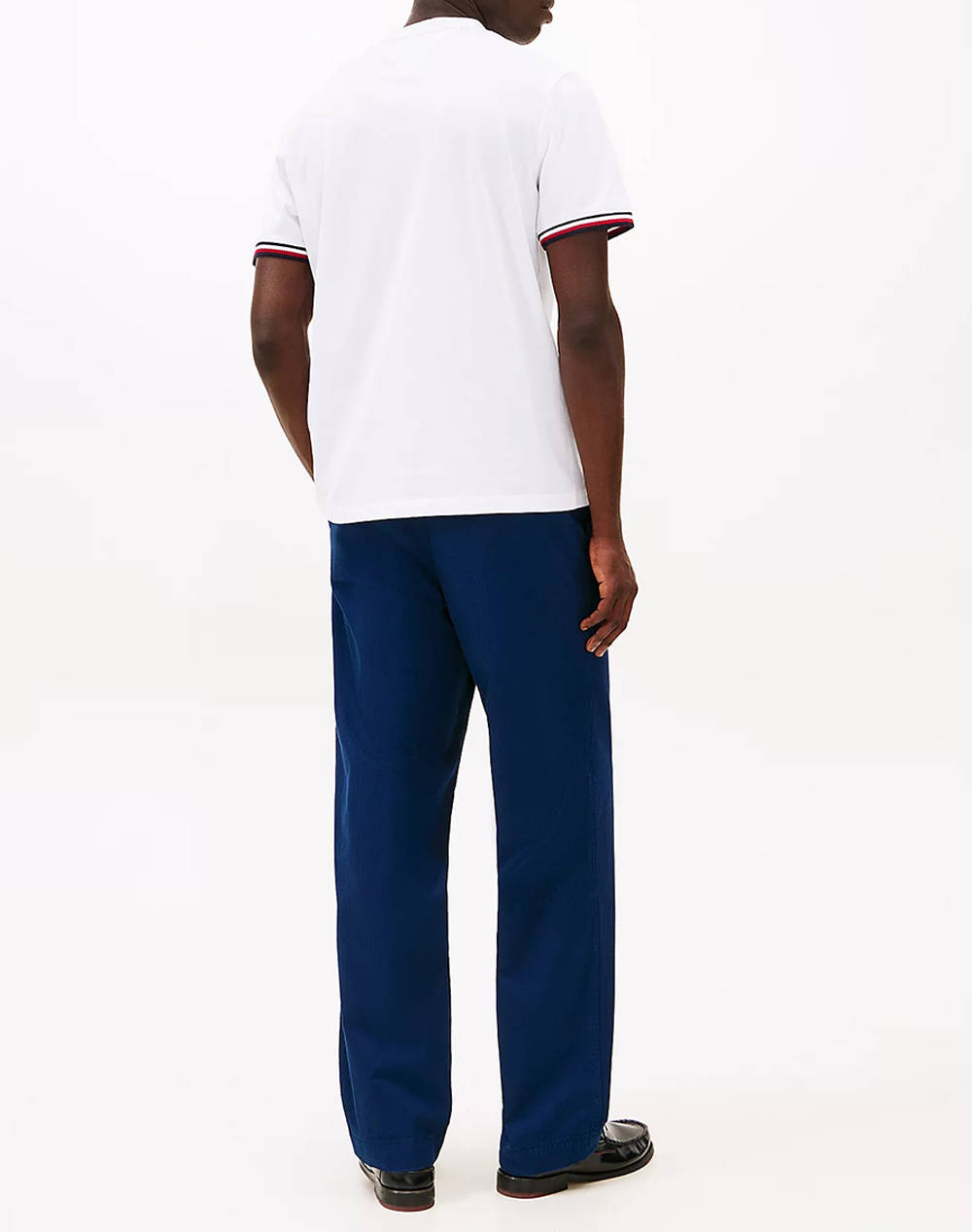 TOMMY HILFIGER GLOBAL STRIPE CUFF TEE
