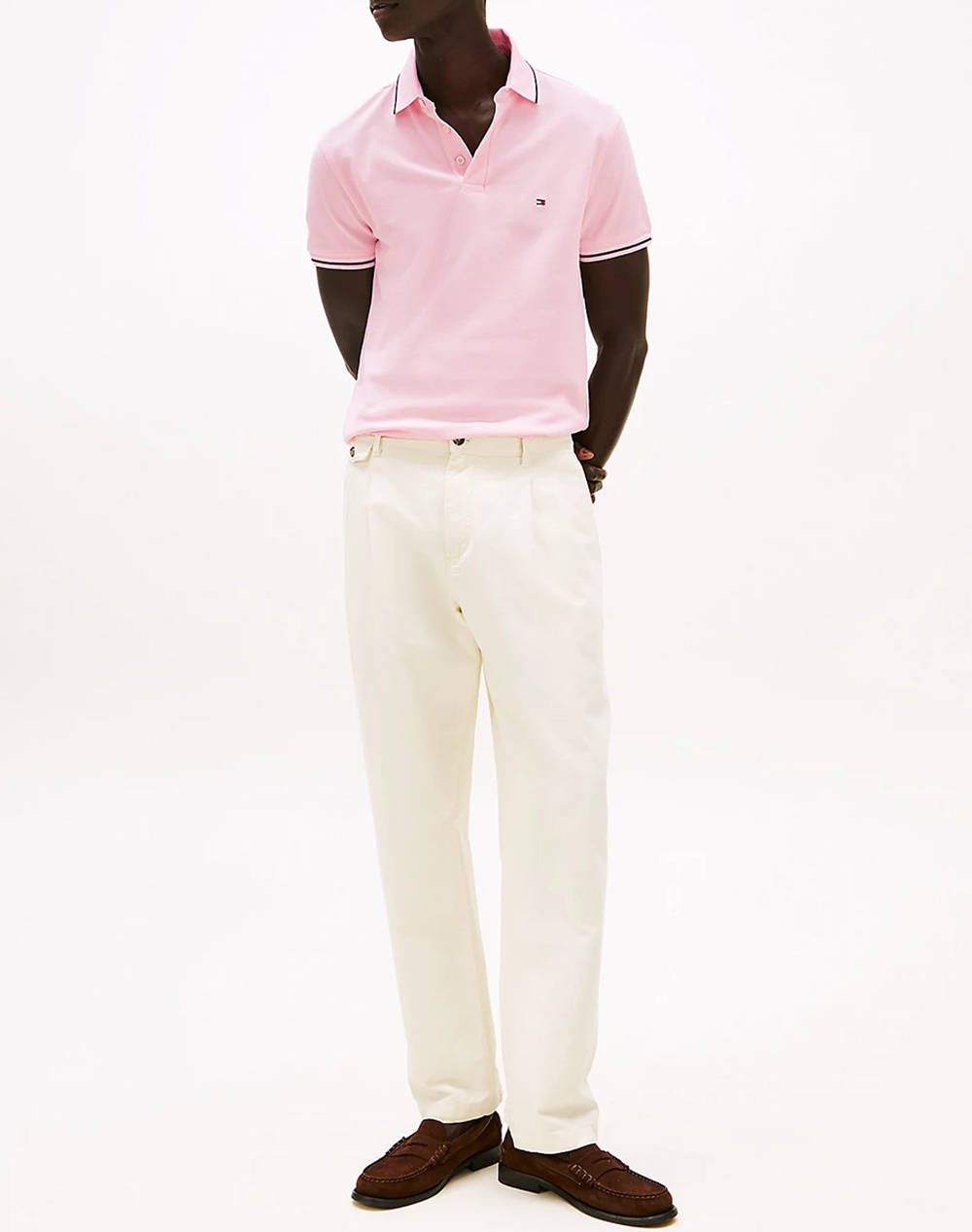 TOMMY HILFIGER TIPPED SLIM FIT SEASONAL POLO