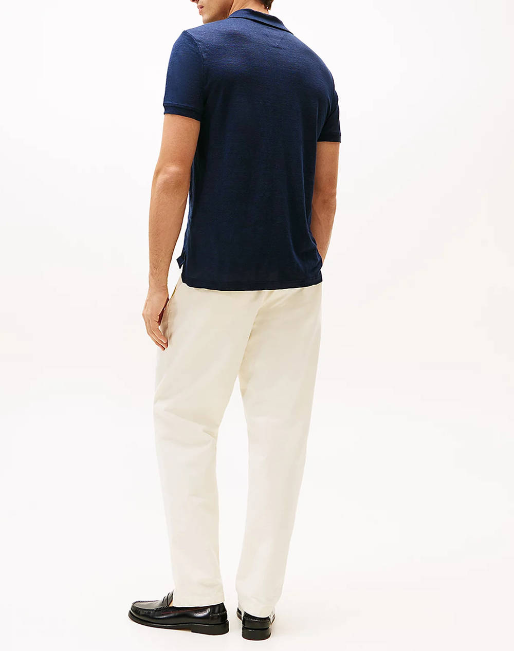 TOMMY HILFIGER PURE LINEN REG POLO