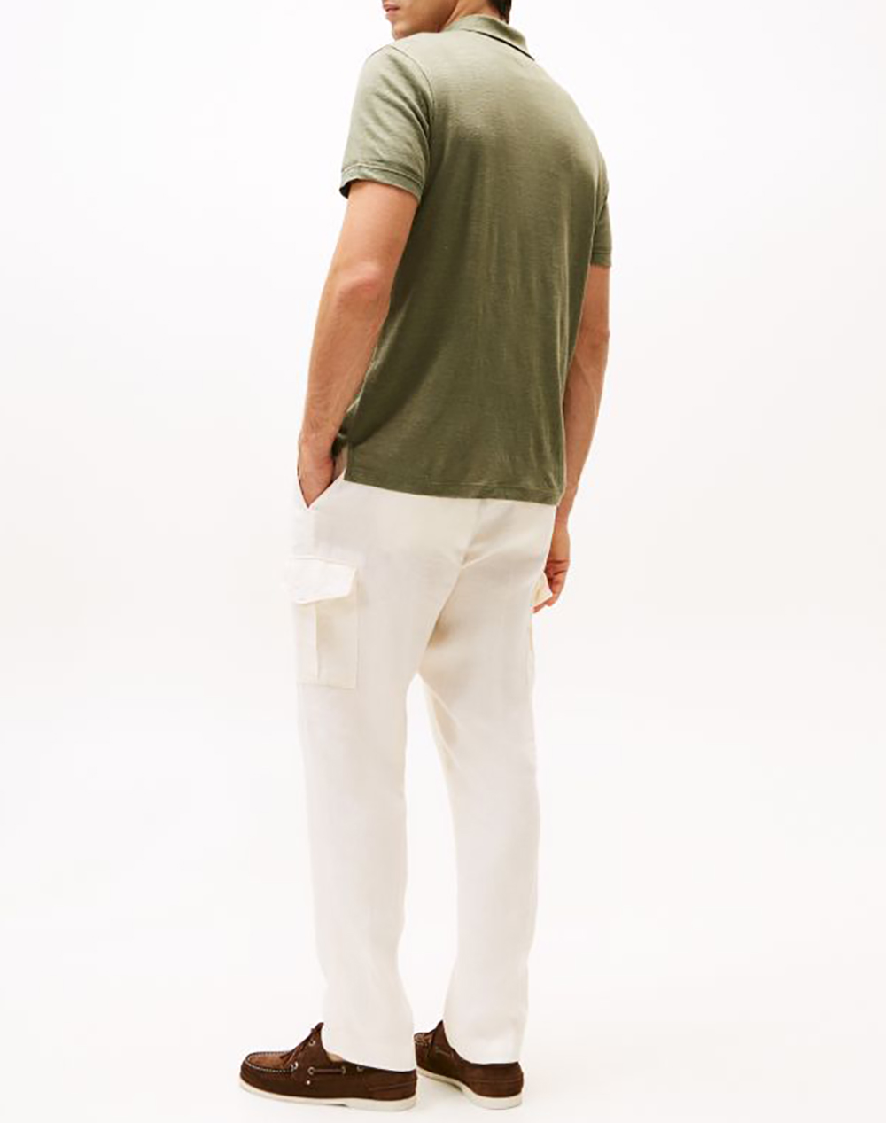 TOMMY HILFIGER PURE LINEN REG POLO