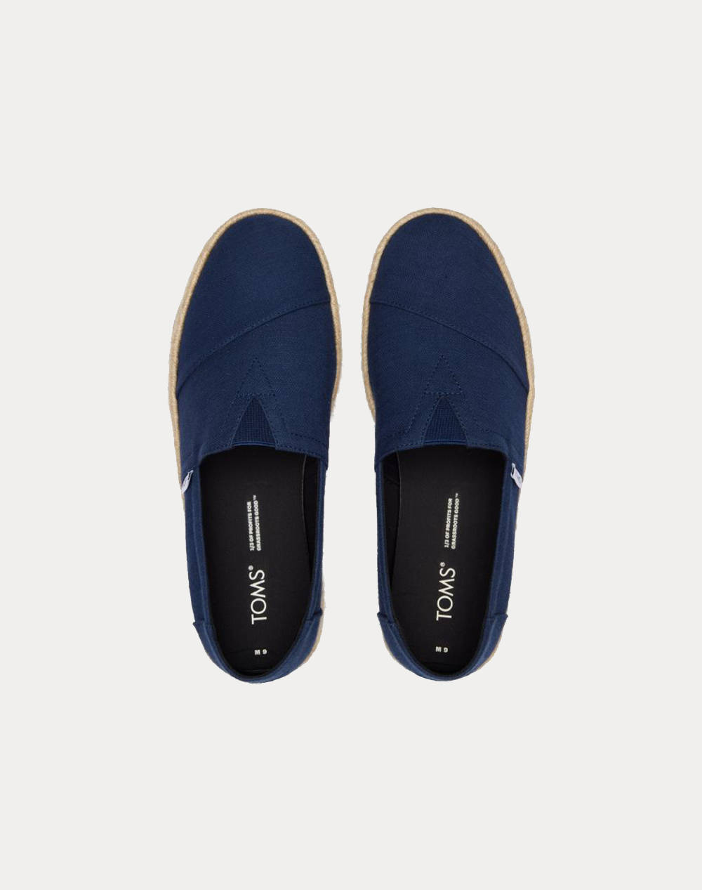 TOMS NVY RCLD CTN SLB WVN MN ALPROP ESP
