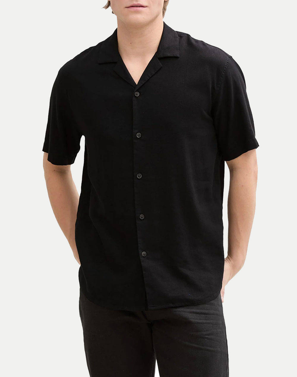 TOM TAILOR RELAXED VISCOSE LINEN SHIRT РИЗА ЗА МЪЖЕ