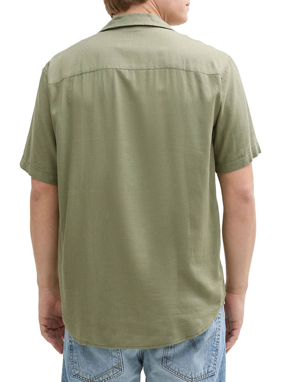 TOM TAILOR RELAXED VISCOSE LINEN SHIRT РИЗА ЗА МЪЖЕ
