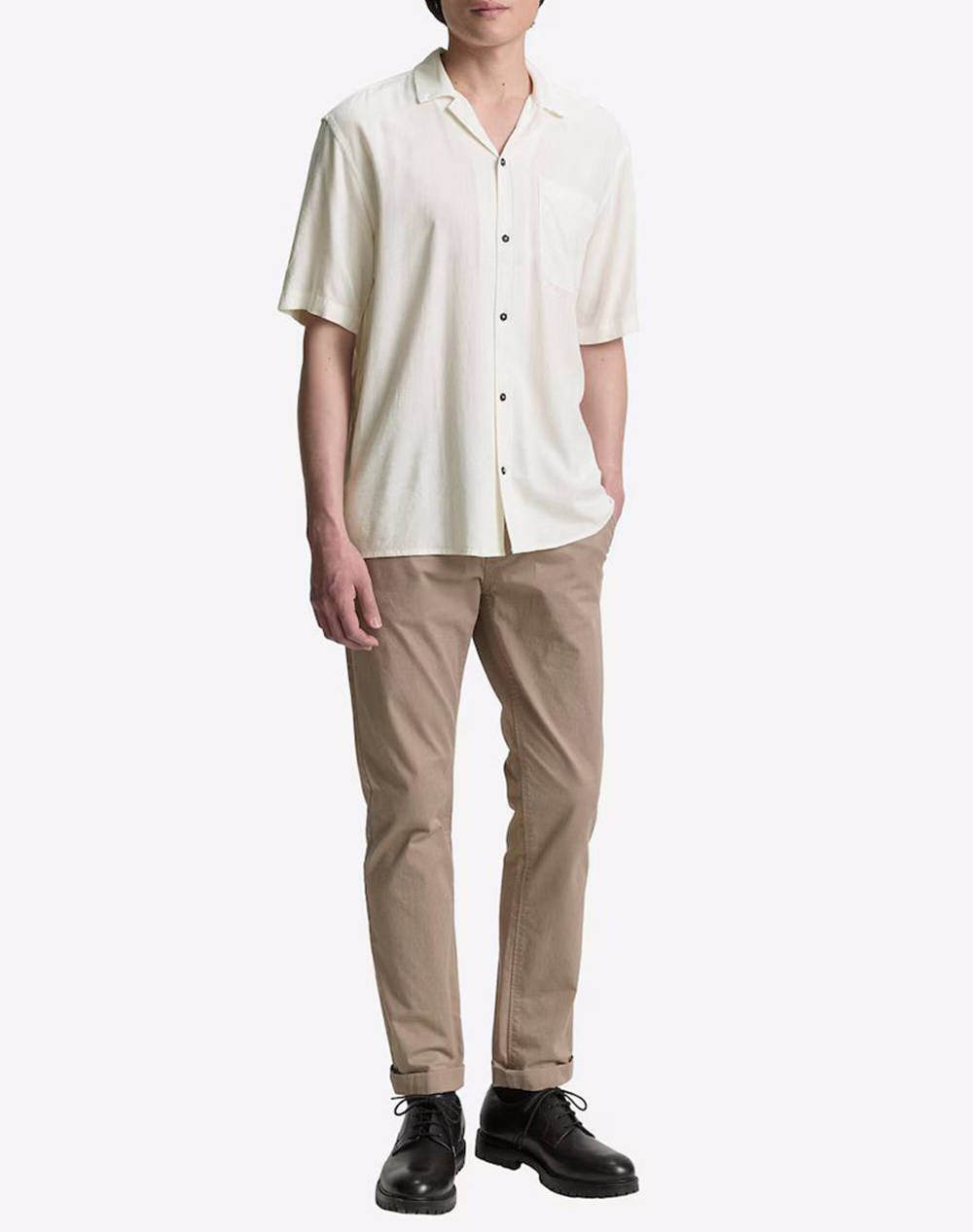 TOM TAILOR COMFORT VISCOSE LINEN SH РИЗА ЗА МЪЖЕ