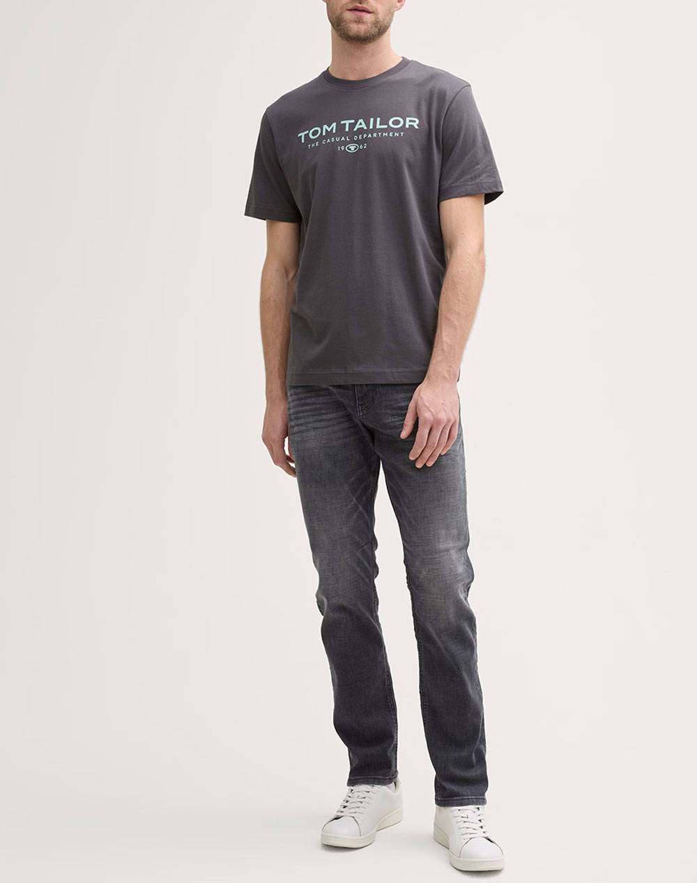 TOM TAILOR T-SHIRT WITH PRIN МЪЖКА ТЕНИСКА