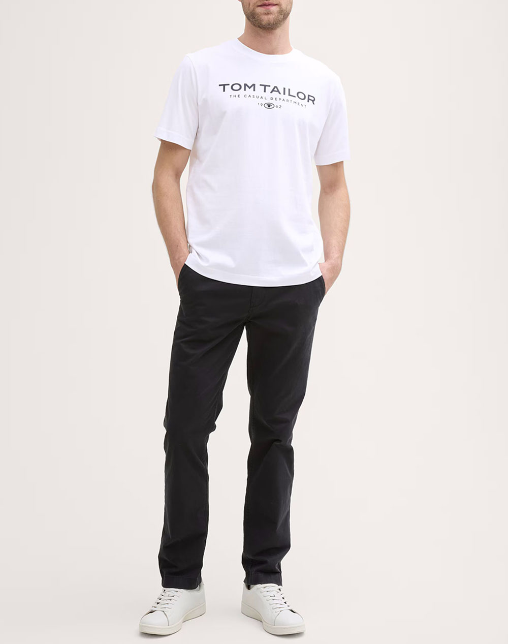 TOM TAILOR T-SHIRT WITH PRIN МЪЖКА ТЕНИСКА
