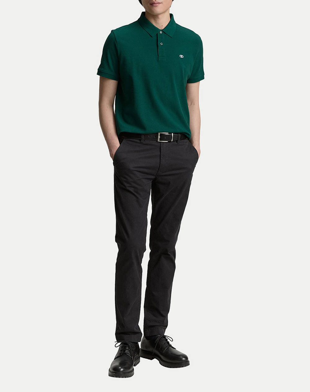 TOM TAILOR BASIC POLO WITH CON МЪЖКА ТЕНИСКА