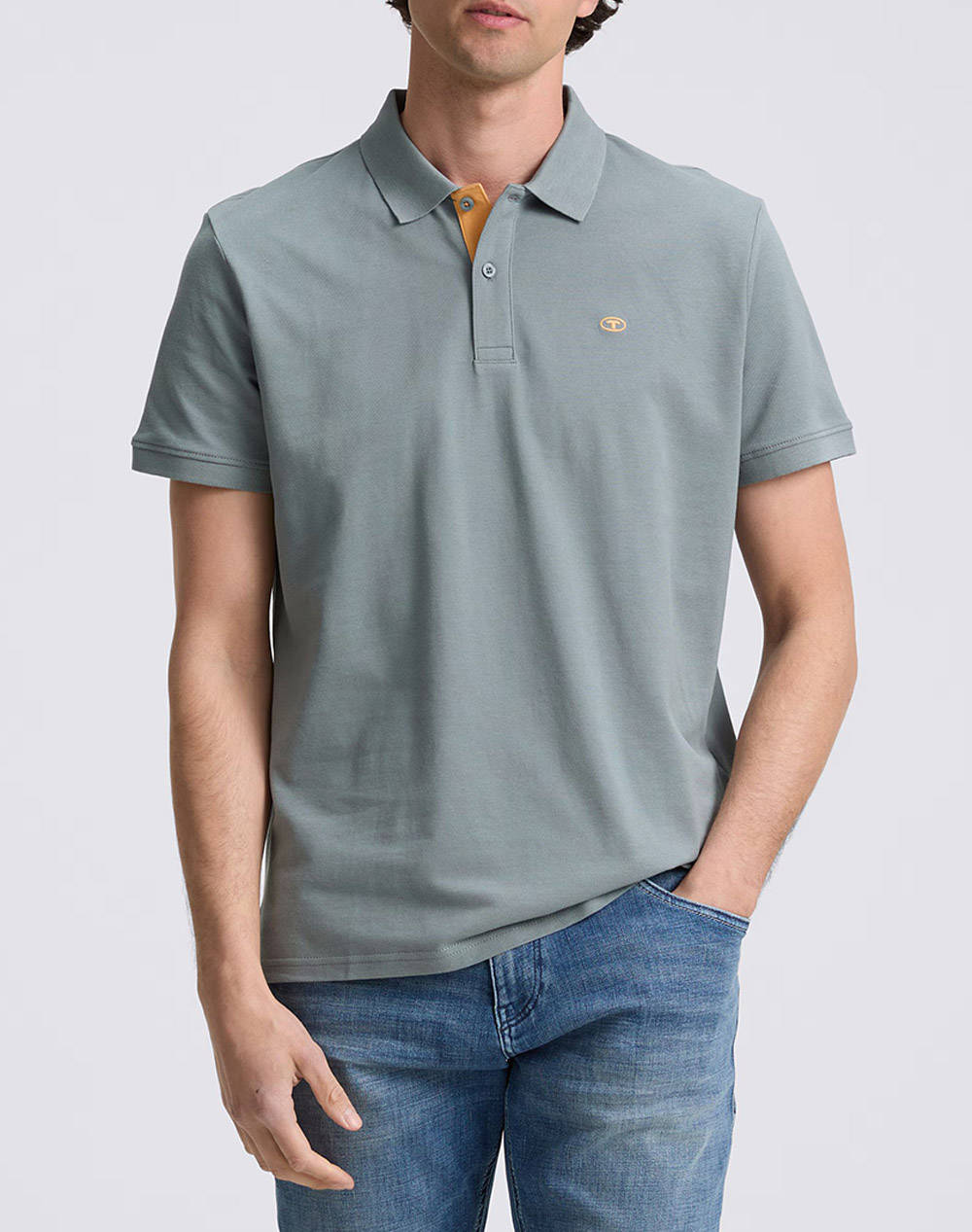 TOM TAILOR BASIC POLO WITH CON МЪЖКА ТЕНИСКА