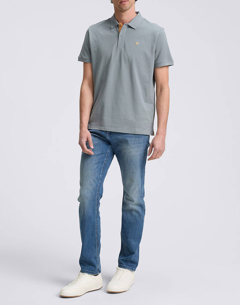 TOM TAILOR BASIC POLO WITH CON МЪЖКА ТЕНИСКА
