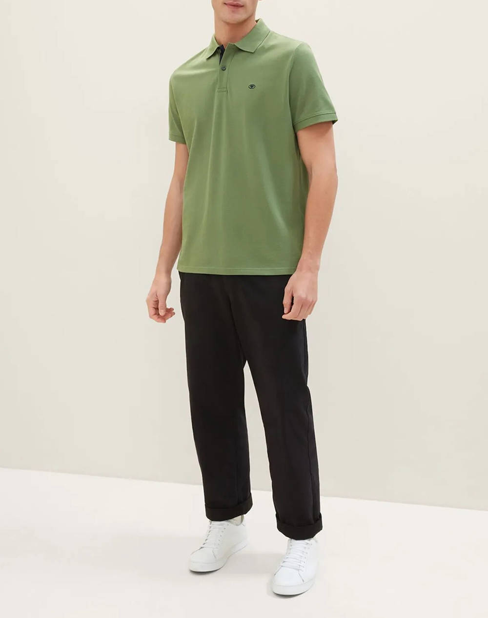 TOM TAILOR BASIC POLO WITH CON МЪЖКА ТЕНИСКА