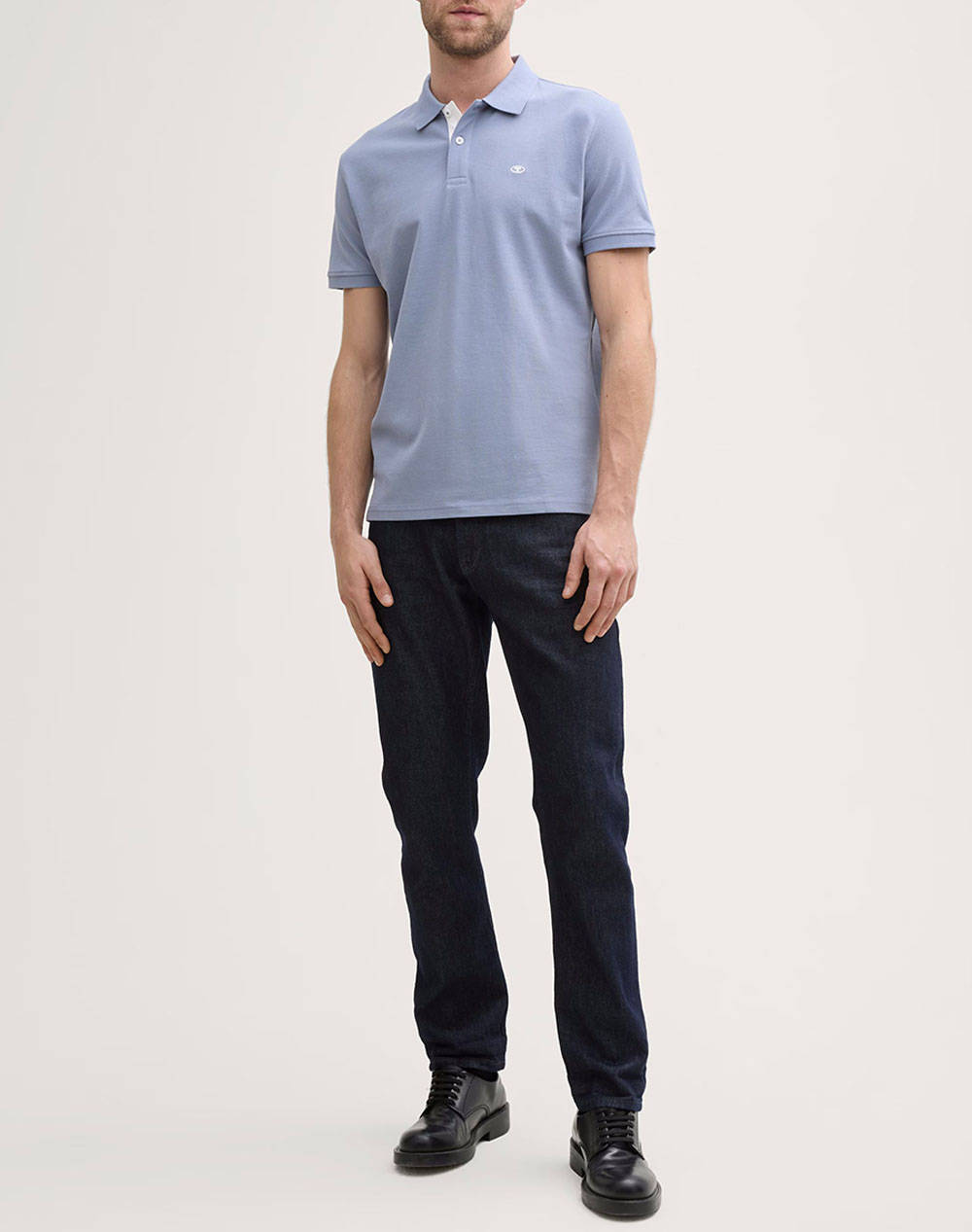 TOM TAILOR BASIC POLO WITH CON МЪЖКА ТЕНИСКА