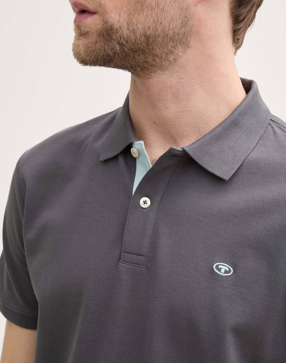 TOM TAILOR BASIC POLO WITH CONTRAST МЪЖКА ТЕНИСКА
