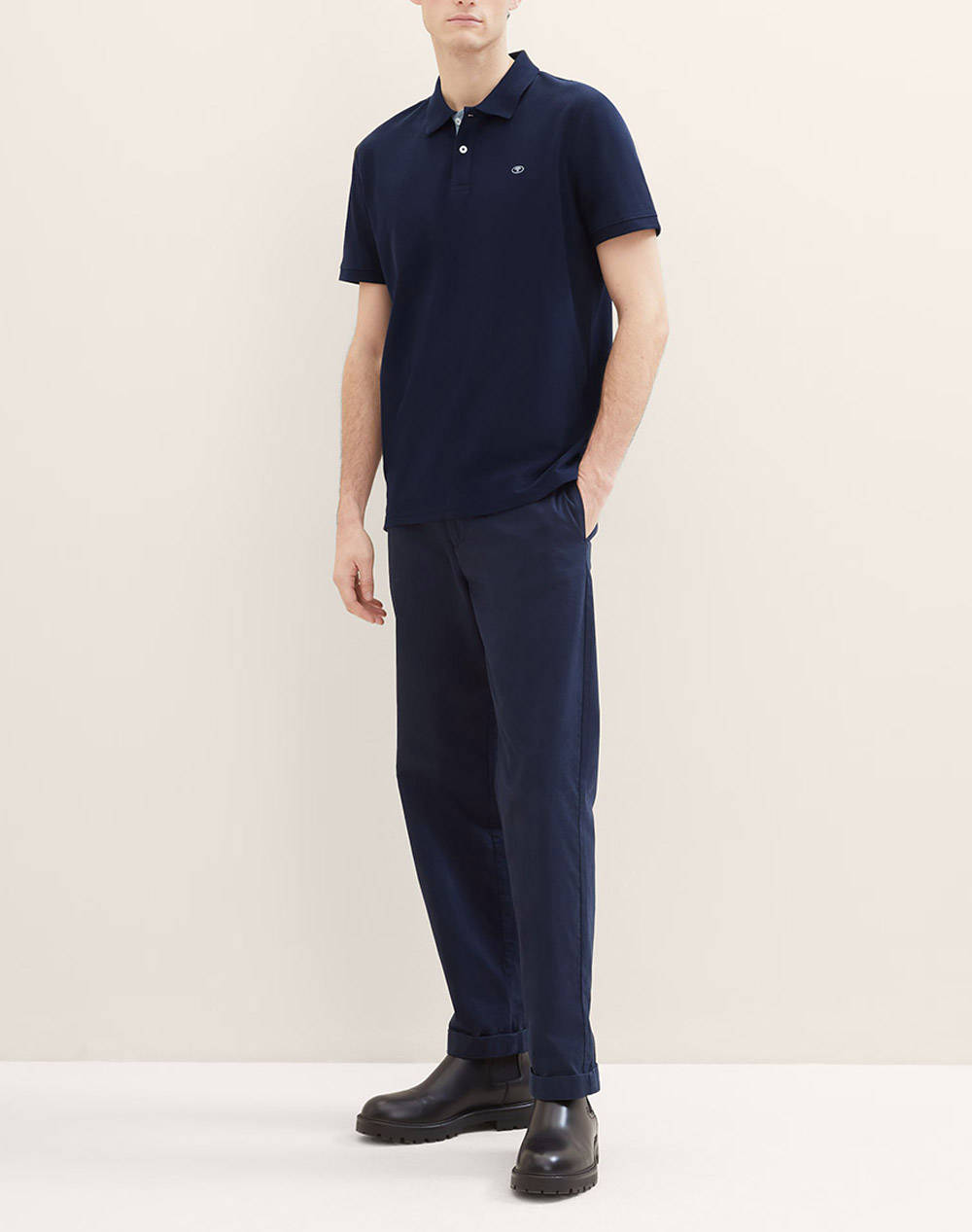 TOM TAILOR BASIC POLO WITH CONTRAST МЪЖКА ТЕНИСКА
