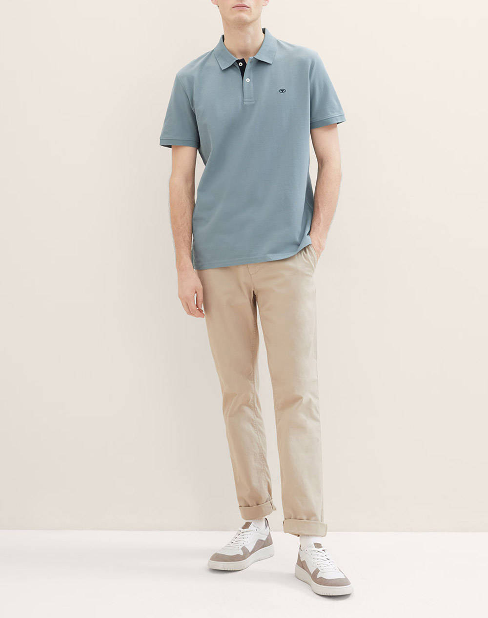 TOM TAILOR BASIC POLO WITH CONTRAST МЪЖКА ТЕНИСКА