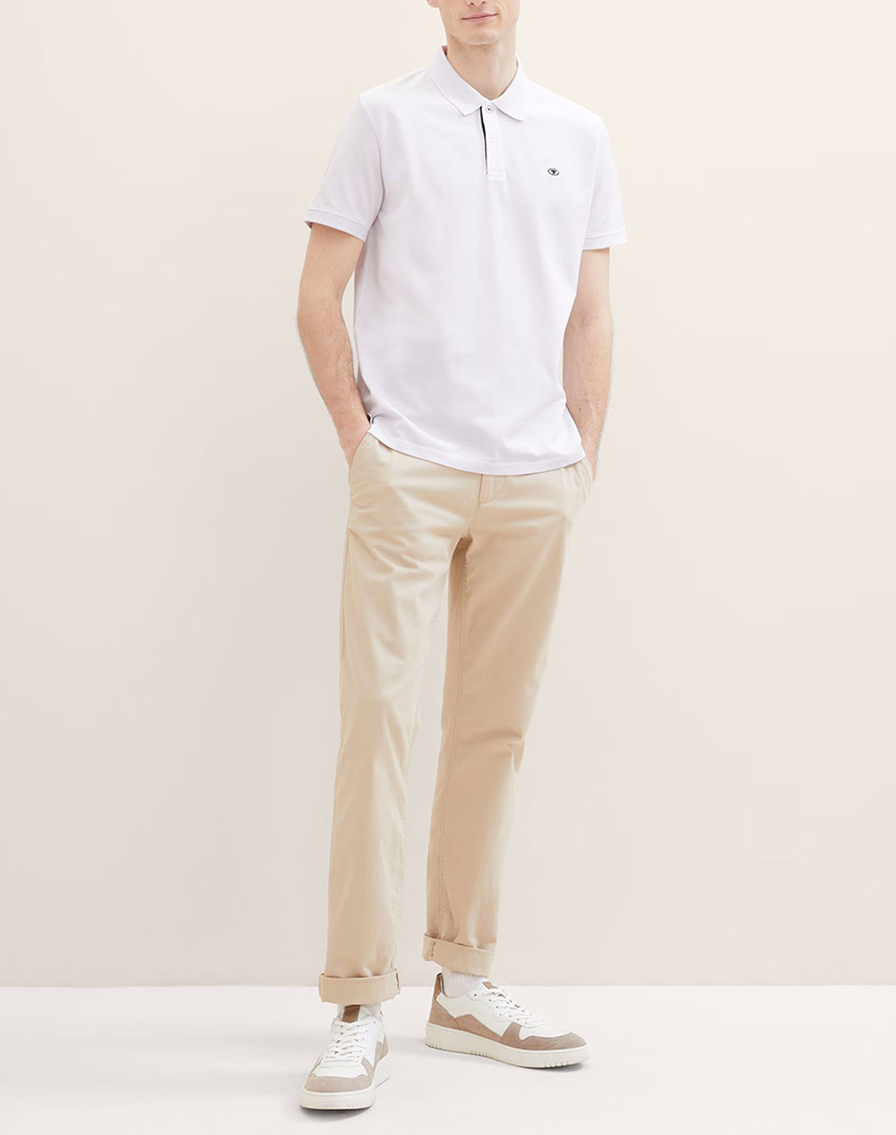 TOM TAILOR BASIC POLO WITH CONTRAST МЪЖКА ТЕНИСКА