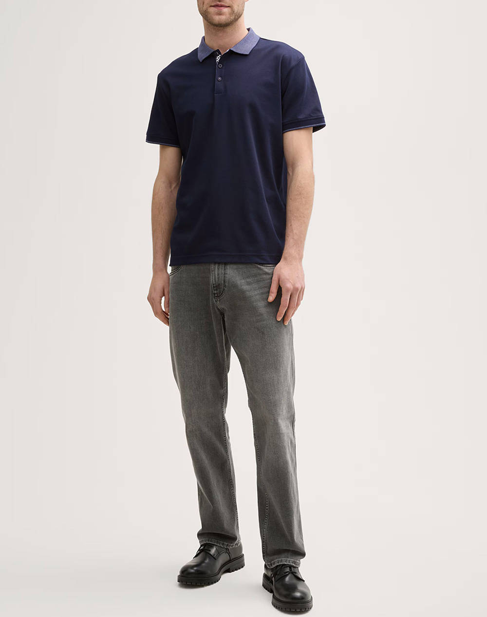 TOM TAILOR BASIC JERSEY POLO МЪЖКА ТЕНИСКА