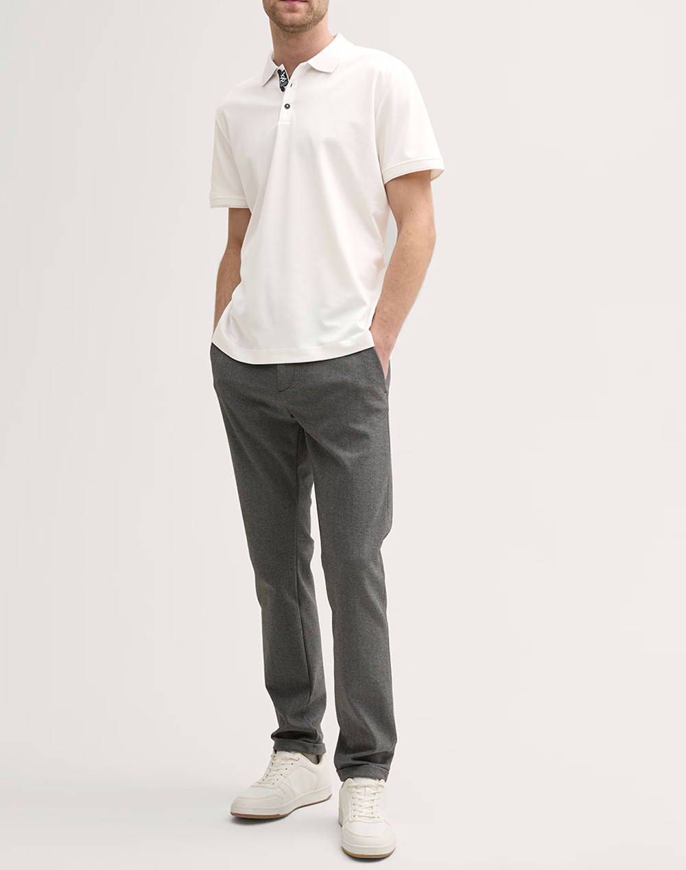 TOM TAILOR BASIC JERSEY POLO МЪЖКА ТЕНИСКА