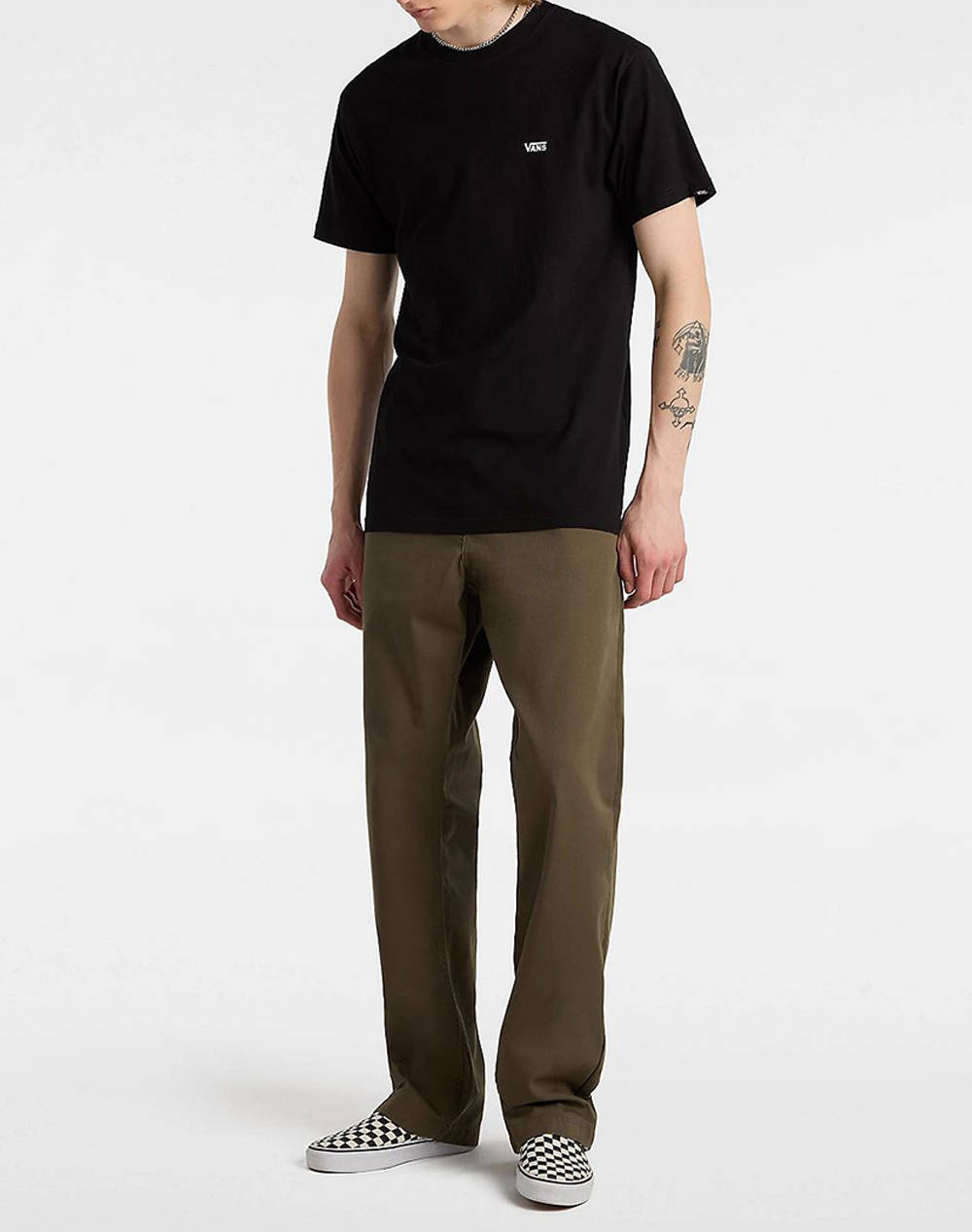 VANS LEFT CHEST LOGO TEE