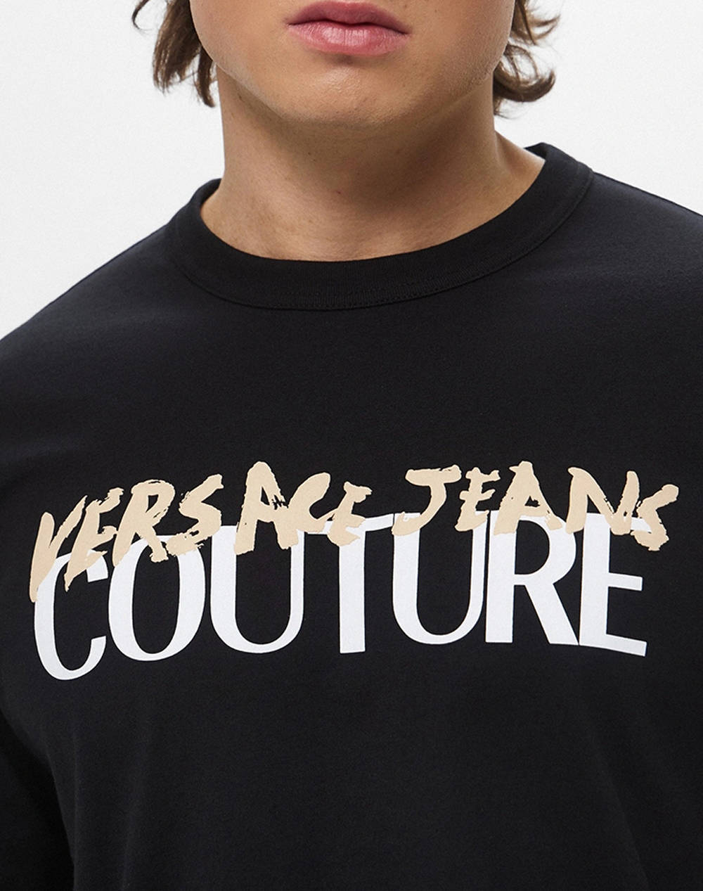 VERSACE JEANS 78GAHE06CJ00E 78UP601 L SEASONAL LOGO Мъжка тениска
