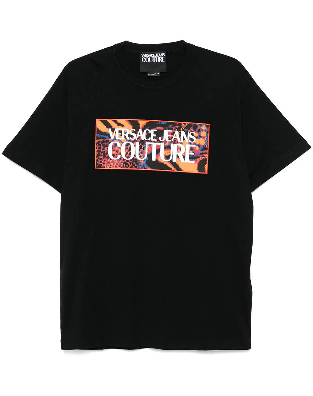 VERSACE JEANS 78GAHE04CJ00E 78UP601 R LOGO PATCH ANIMALIER Мъжка тениска
