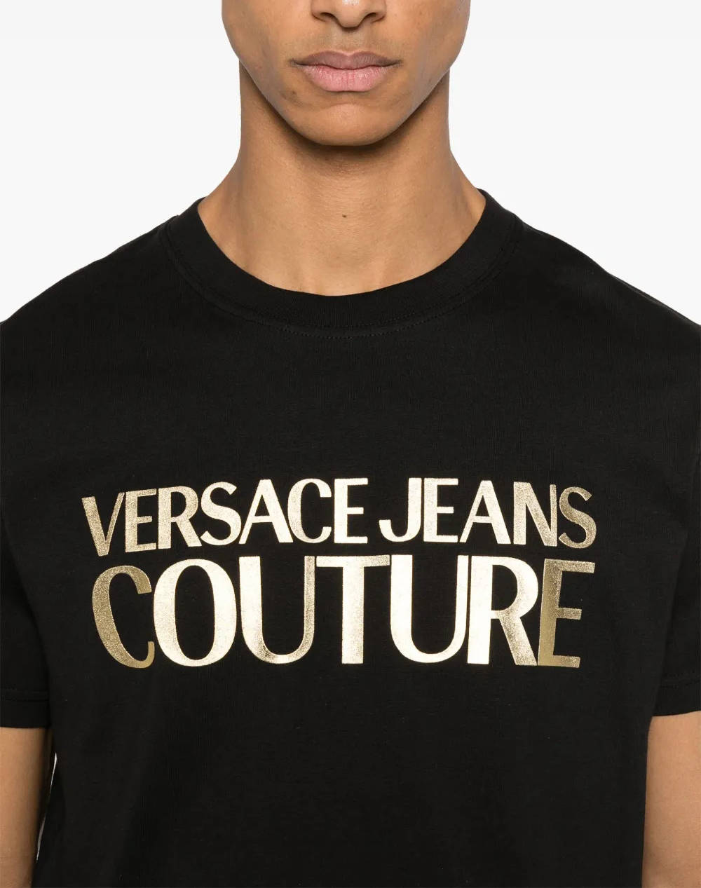VERSACE JEANS 78GAHT05CJ00T 78UP600 S LOGO INSTIT THICKFOIL Мъжка тениска