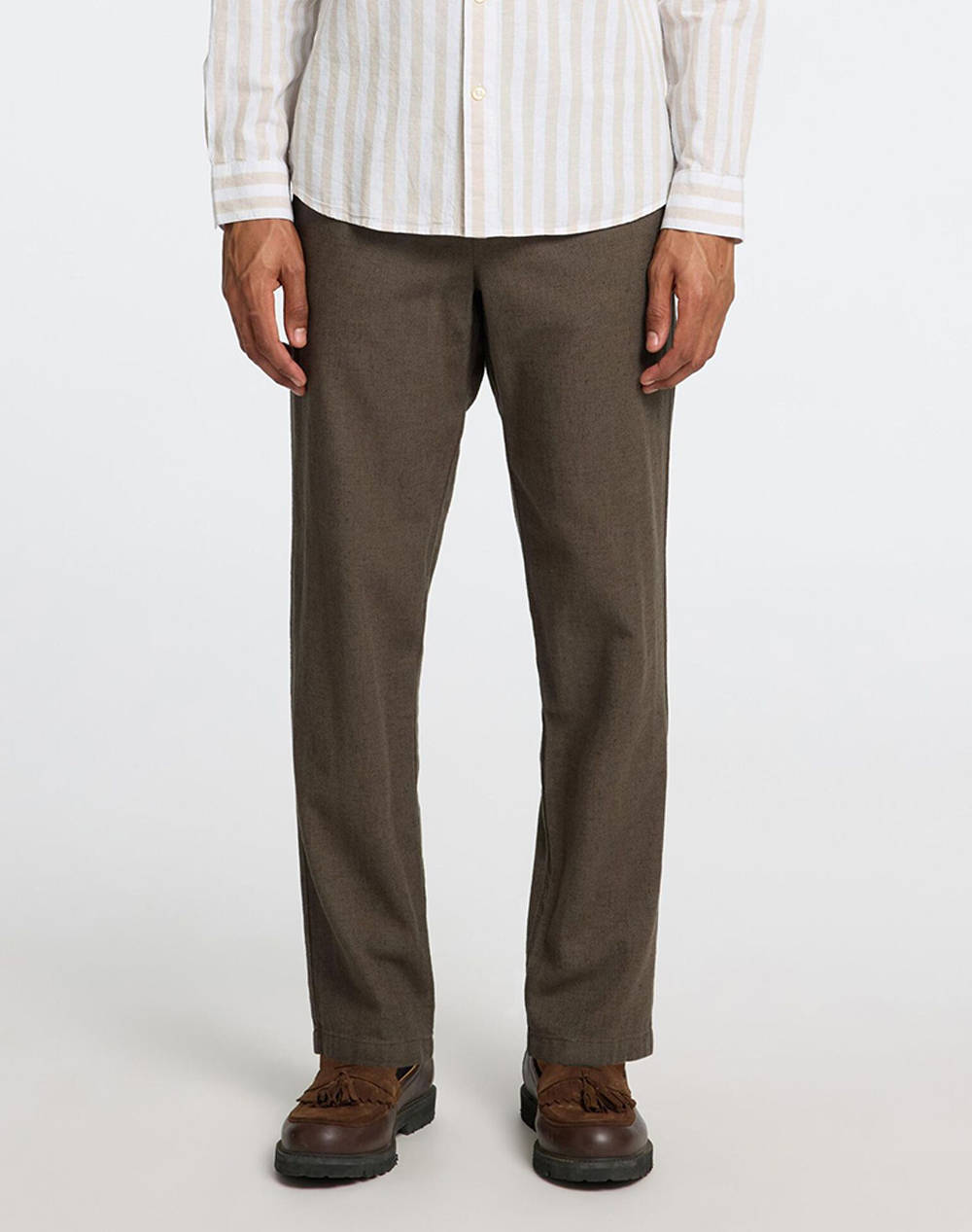 SELECTED SLH172-SLIMTAPE BRODY LINEN PANT NOOS