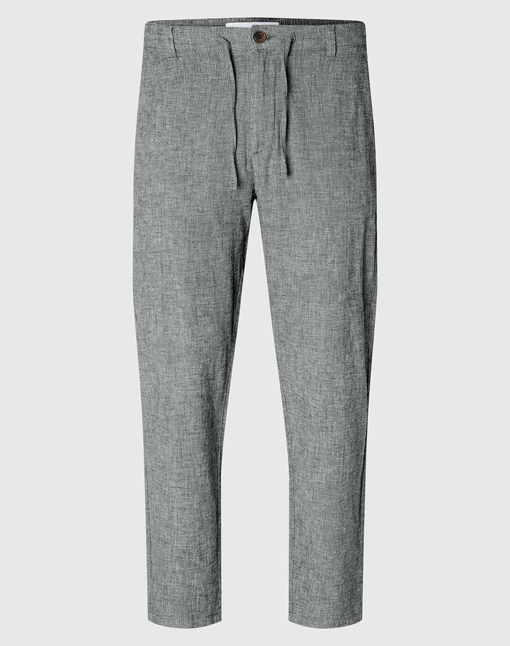 SELECTED SLH172-SLIMTAPE BRODY LINEN PANT NOOS
