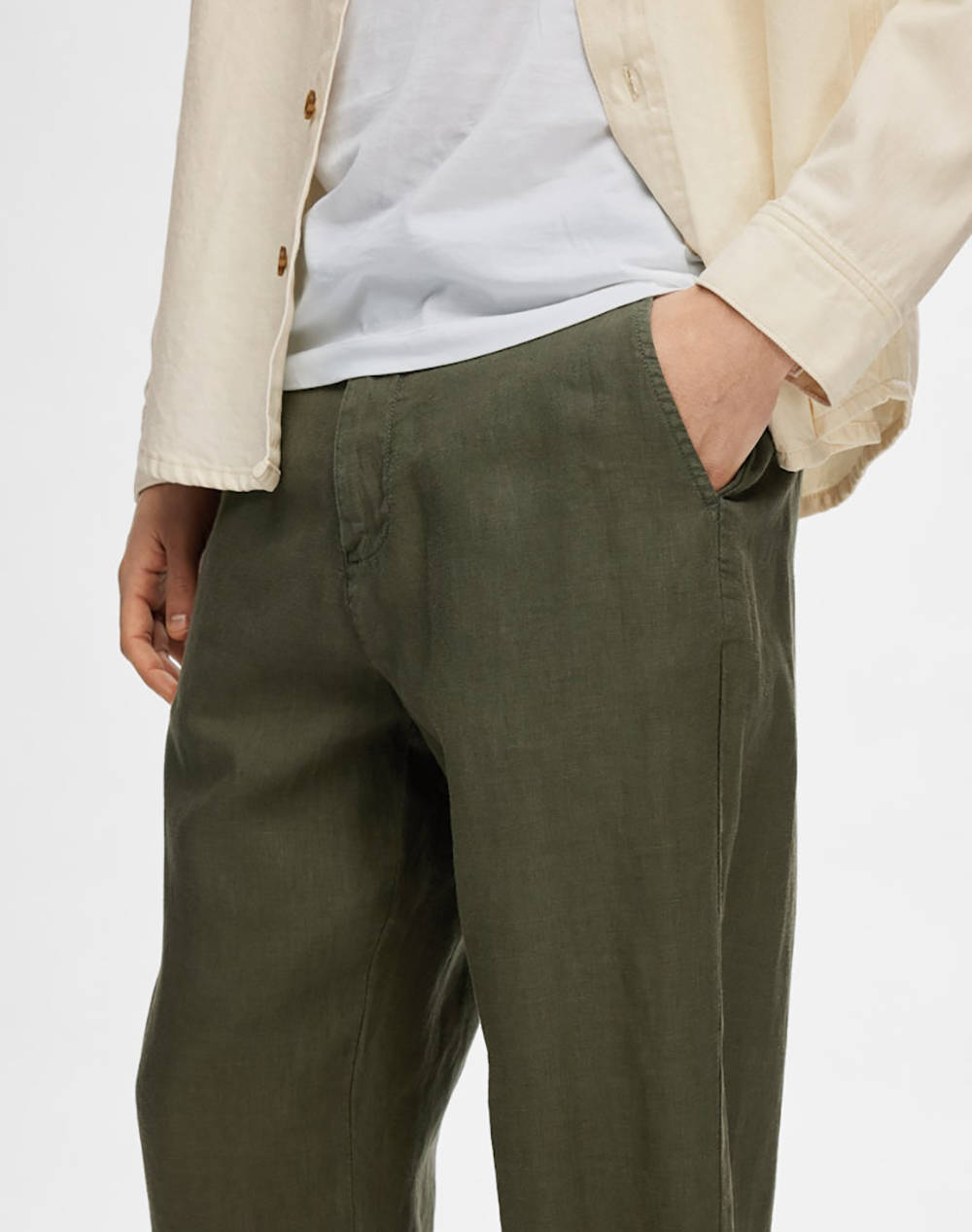 SELECTED SLH180 RELAXED CROPPED MAGNUS SUN PANT